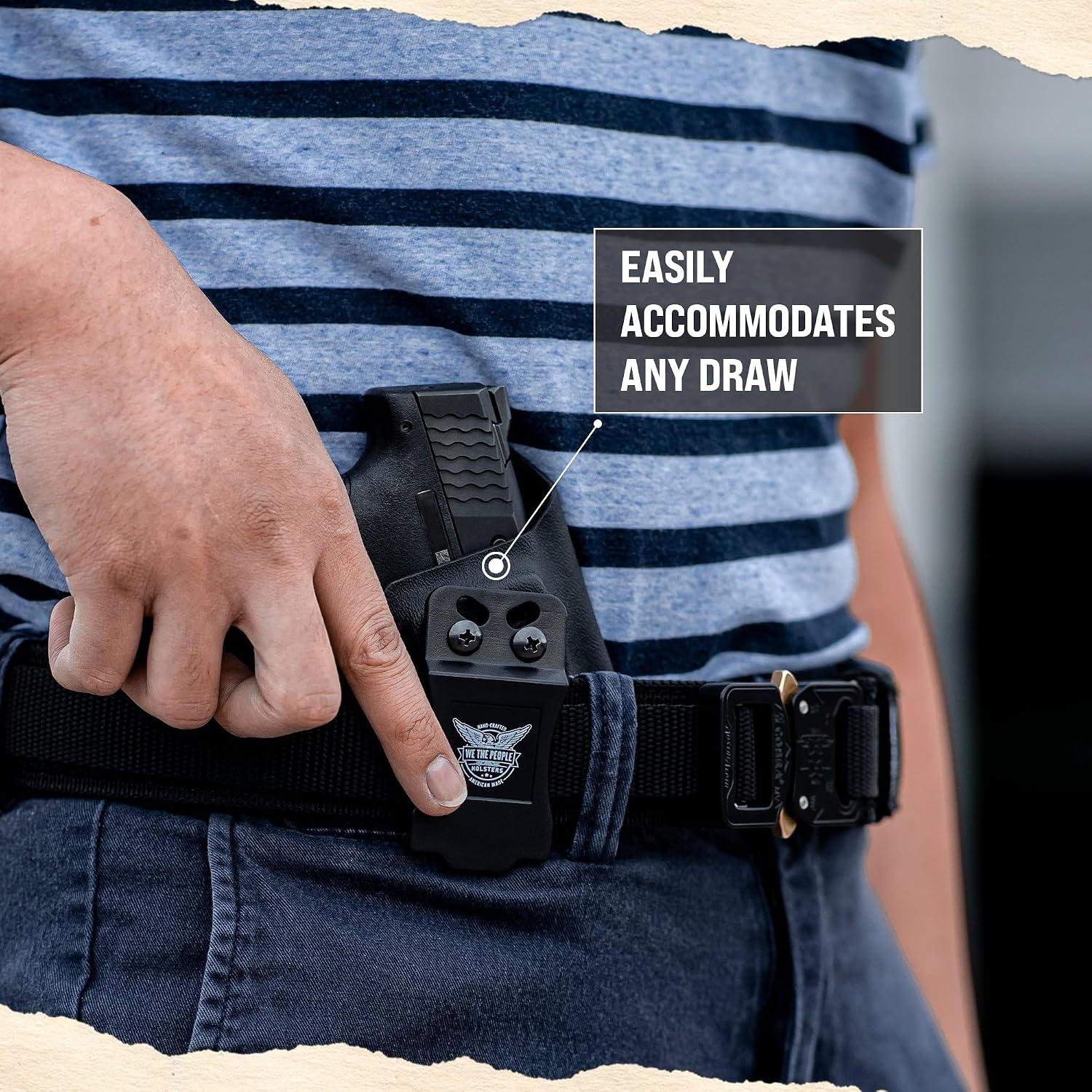 We The People Holsters - Carbon Fiber - Right Hand - IWB Holster Compatible with Sig Sauer P226 MK25