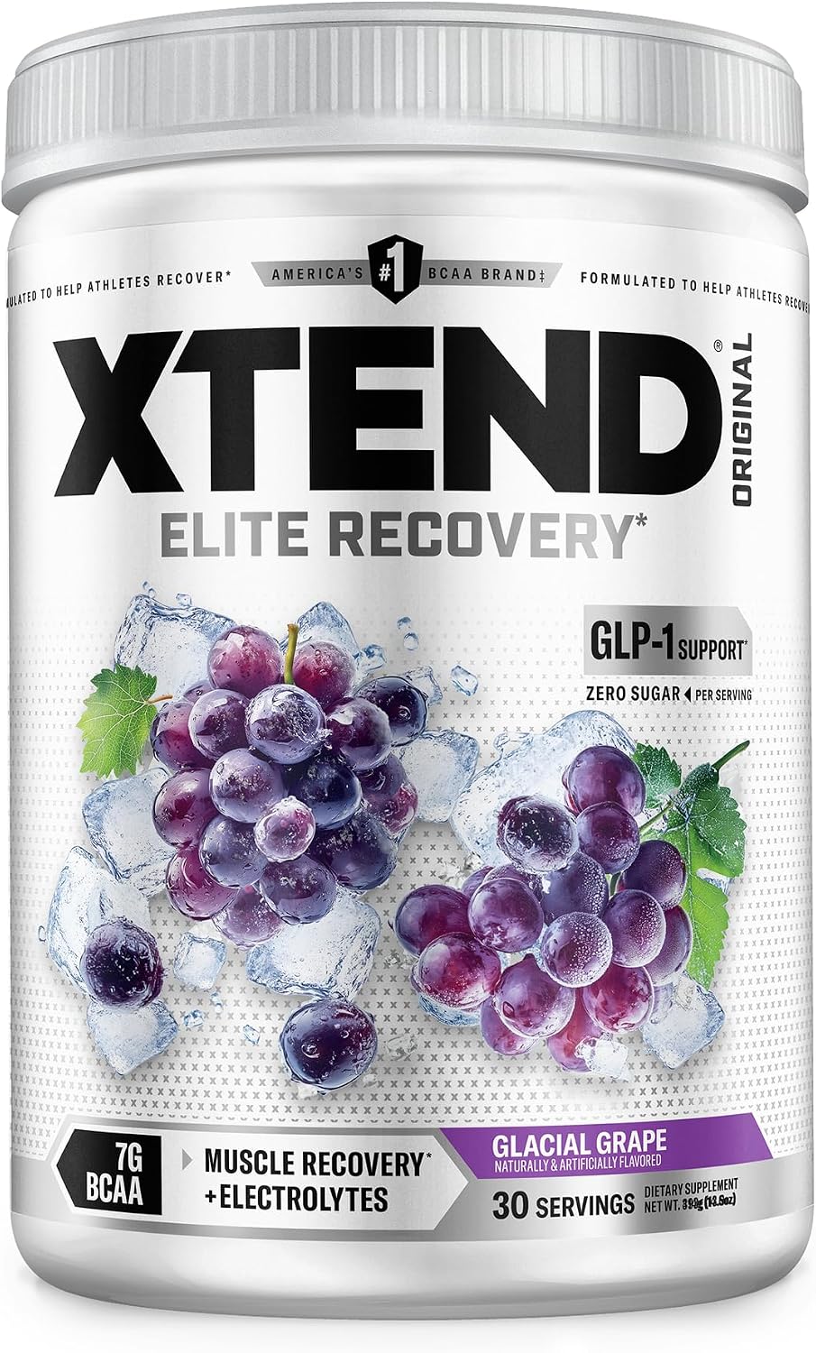 Xtend Original BCAA Powder, 7g BCAAs and 2.5g L-Glutamine for Muscle Recovery Hydration and Lean Muscle, Sugar Free Intra and Post Workout Drink with Electrolytes, Watermelon Explosion, 30 Servings