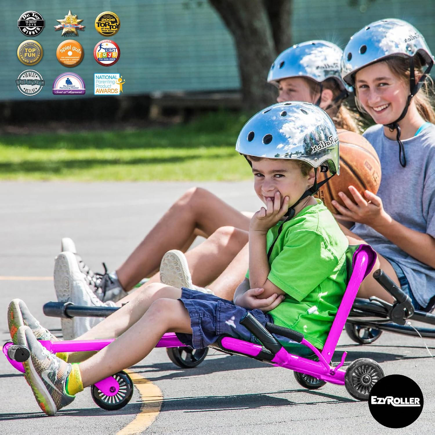 EzyRoller Classic Ride On Toy for Kids, Ages 3-12, Up to 154 lbs