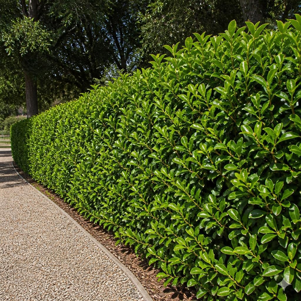 Viburnum Odoratissimum | 20 Live Plants | Fast Growing Shrub, Dense Evergreen Foliage, Fragrant White Flowers, Privacy Hedge, Low Maintenance, Drought Tolerant, Year-Round Interest
