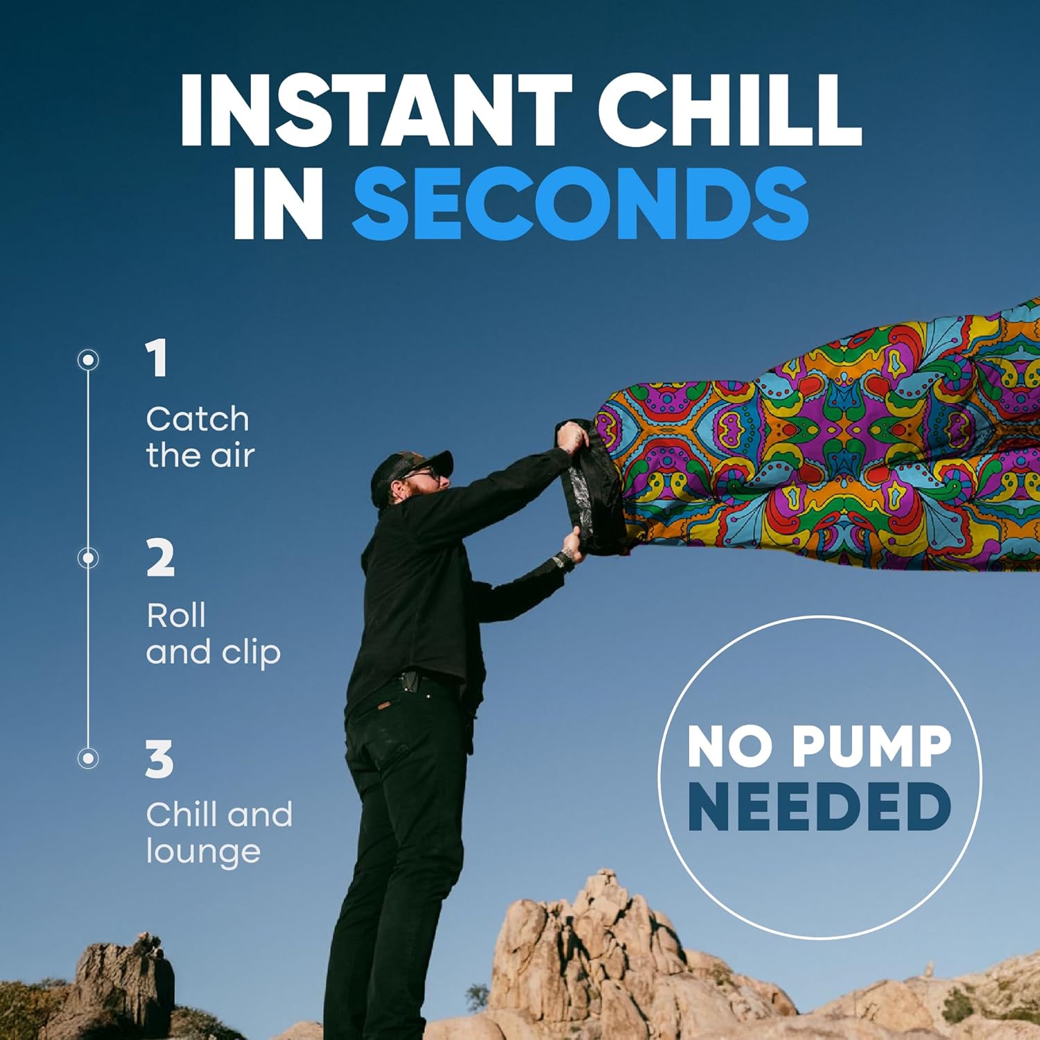 Chillbo Shwaggins, Inflatable Beach Lounger, Inflatable couches