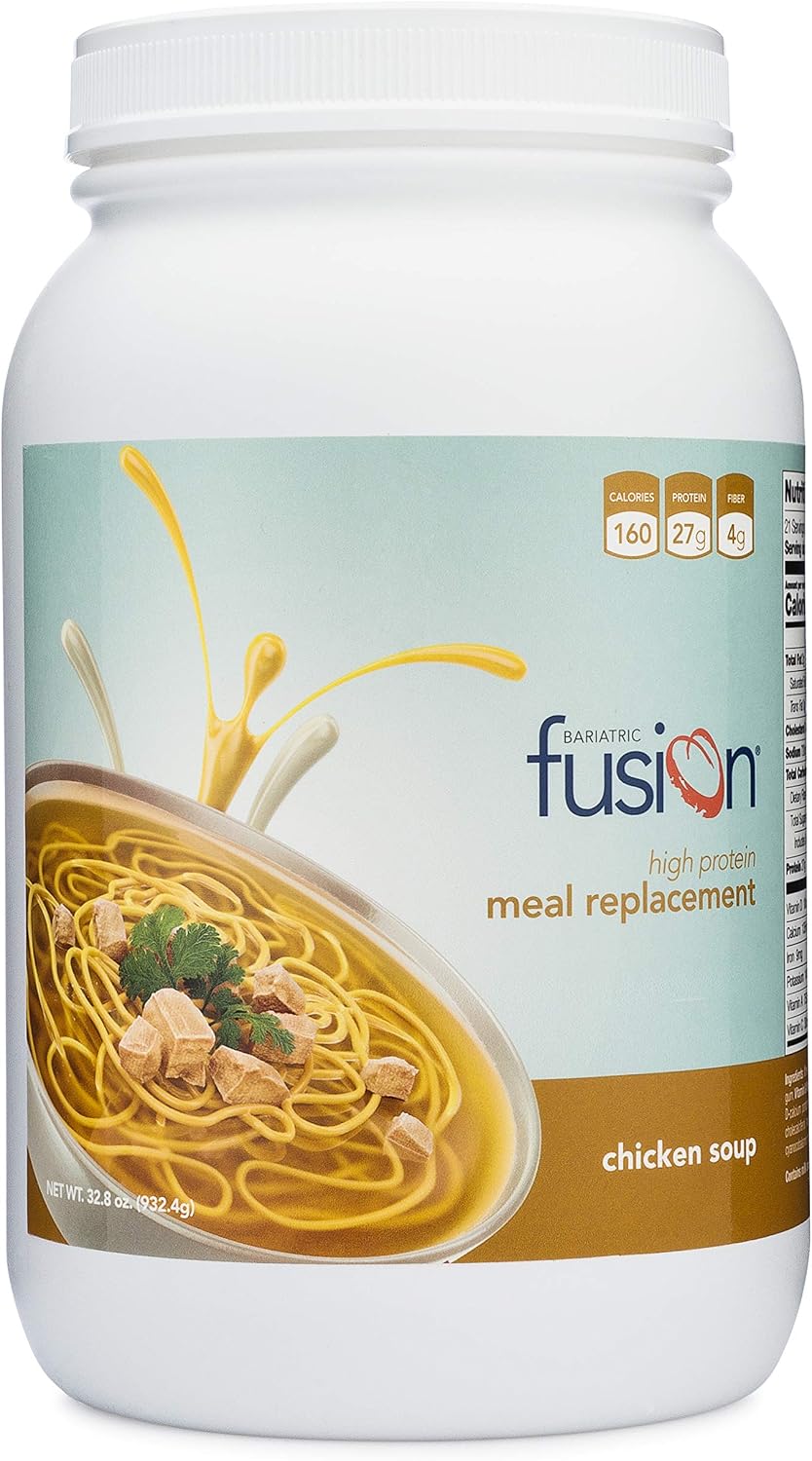 Bariatric Fusion Cappucino Meal Replacement 27g Protein Powder, 21 Serving Tub for Bariatric Surgery Patients Including Gastric Bypass and Sleeve Gastrectomy - No Gluten, Aspartame or Sugar