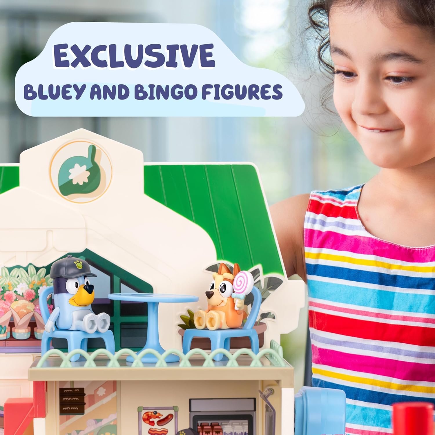 Bluey Toy House Mega Bundle, Family Home & BBQ Playhouse, Ages 3-5