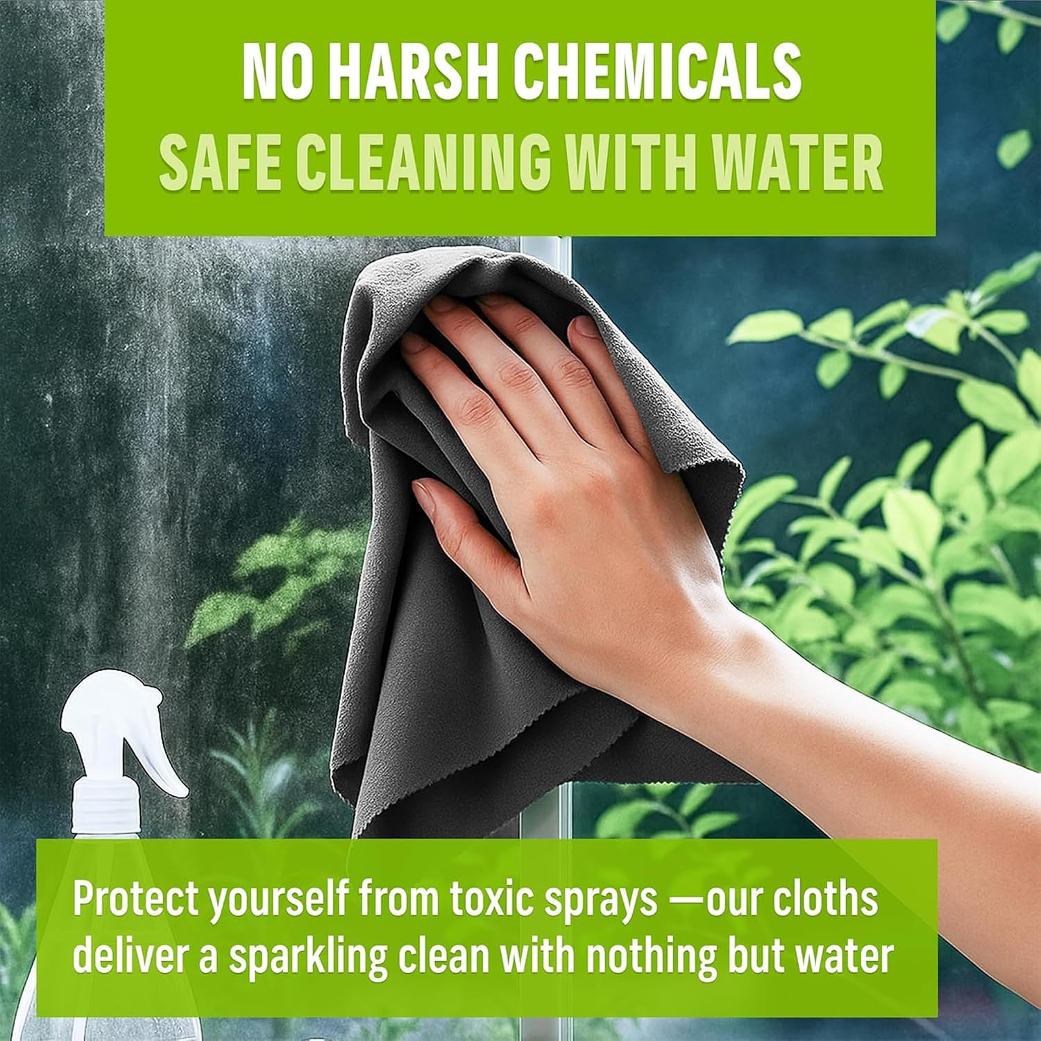 E-Cloth Window and Glass Cleaner Kit, Just Add Water - 1 Kit