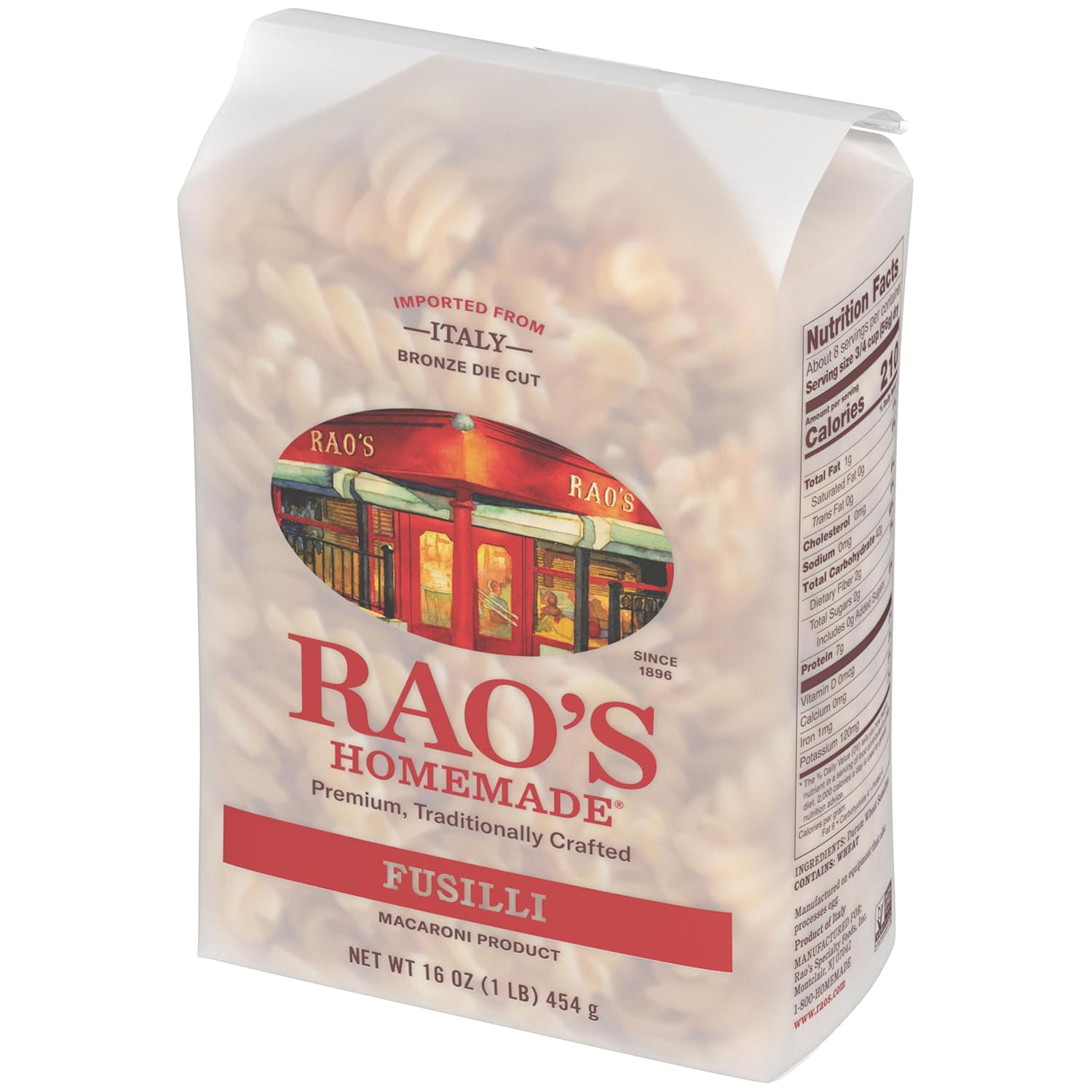 Rao's Homemade Farfalle Pasta, 16 Oz Bag