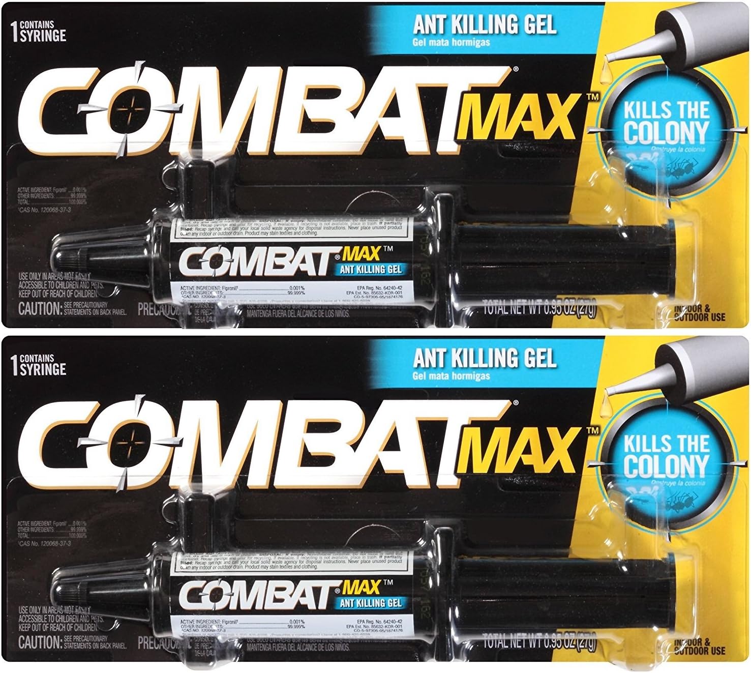 Combat Max, Ant Killing Gel, 27 Grams (2 Pack)