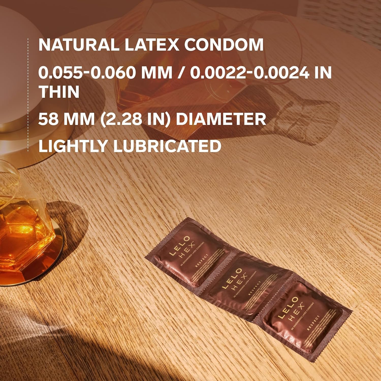 LELO HEX Original - Ultra Thin Condoms, Increased Strength, 12 Pack | This ultra thin condom offers increased strength without reducing sensation, for comfortable, reliable protection.