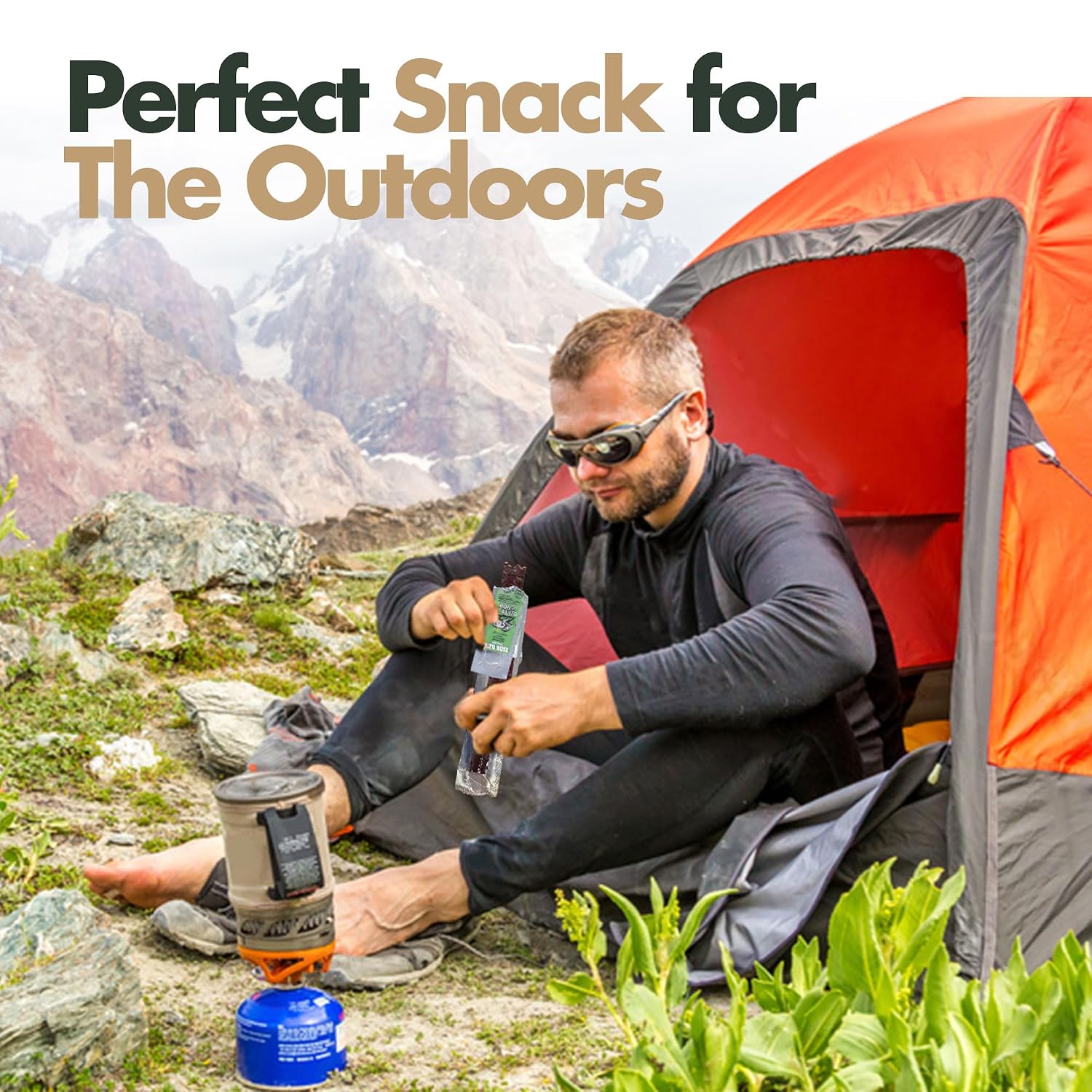 Jerky-n-Spice Wild Game Exotic Meat Sticks (10-Pack) | Ultimate Beef Jerky | Savory Snacks Variety Pack for Adults | Perfect Gifts for Anniversary, Camping, Hunting & Birthday Events