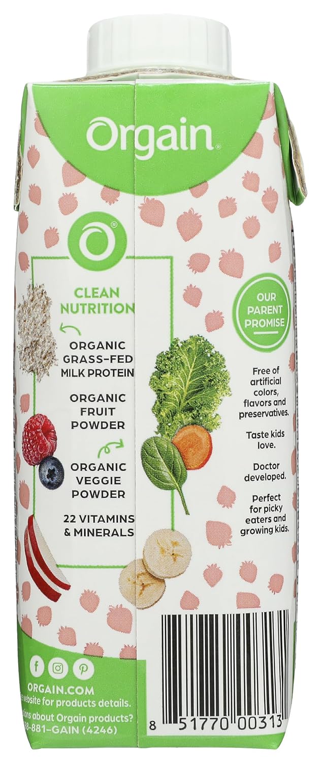 ORGAIN Organic Creamy Chocolate Fudge Drink, 11 FZ