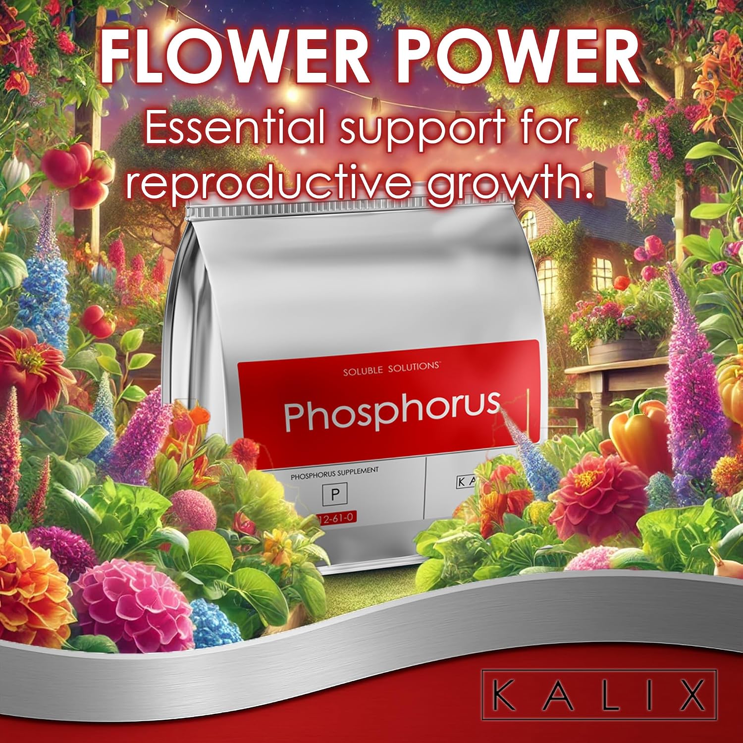 KALIX Phosphorus | 12-61-0 Monoammonium Phosphate Fertilizer | High Phosphorus
