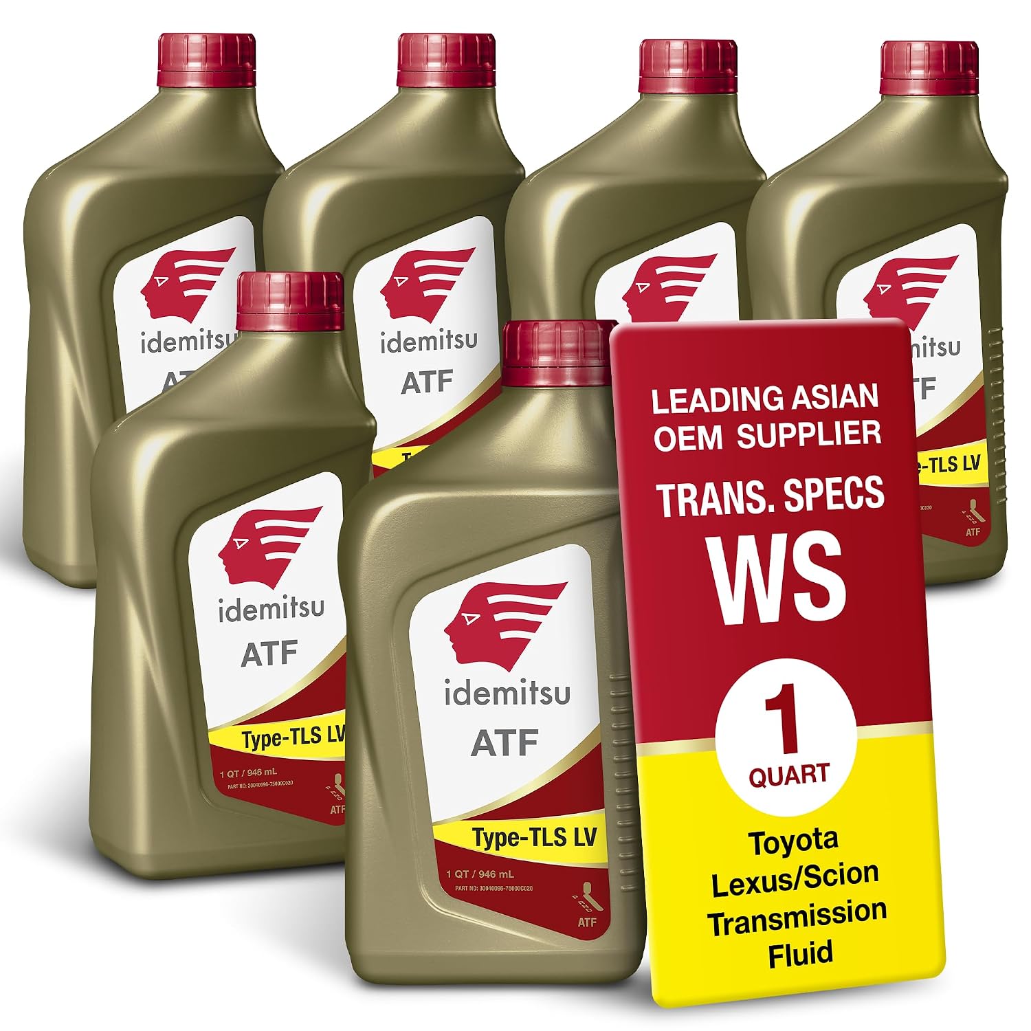 Idemitsu ATF Type TLS-LV (WS) Automatic Transmission Fluid for Toyota/Lexus/Scion - 1 Quart
