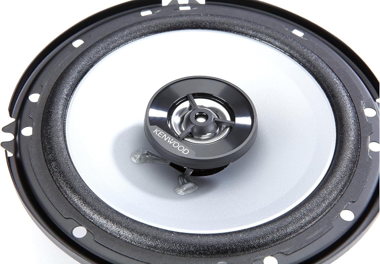 Kenwood 6-1/2" 300W Max (60W RMS per Pair) 6.5" KFC 2-Way Sport Series Flush Mount Car Audio Door Coaxial Speakers
