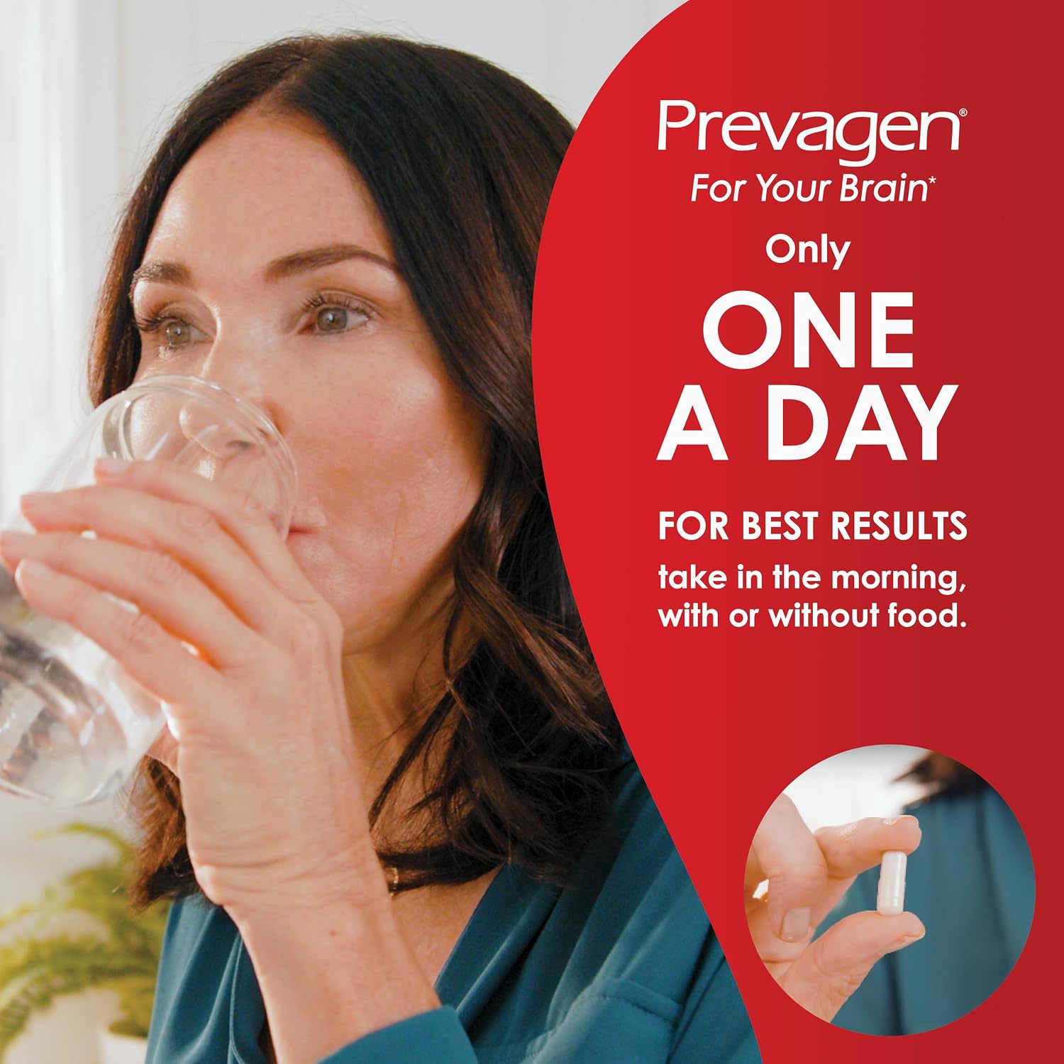 Prevagen Extra Strength with 7-Day Pill Minder, 60 Capsules, 1-Pack | For Your Brain, 2 Month Supply, 20mg Apoaequorin, 50mcg Vitamin D3