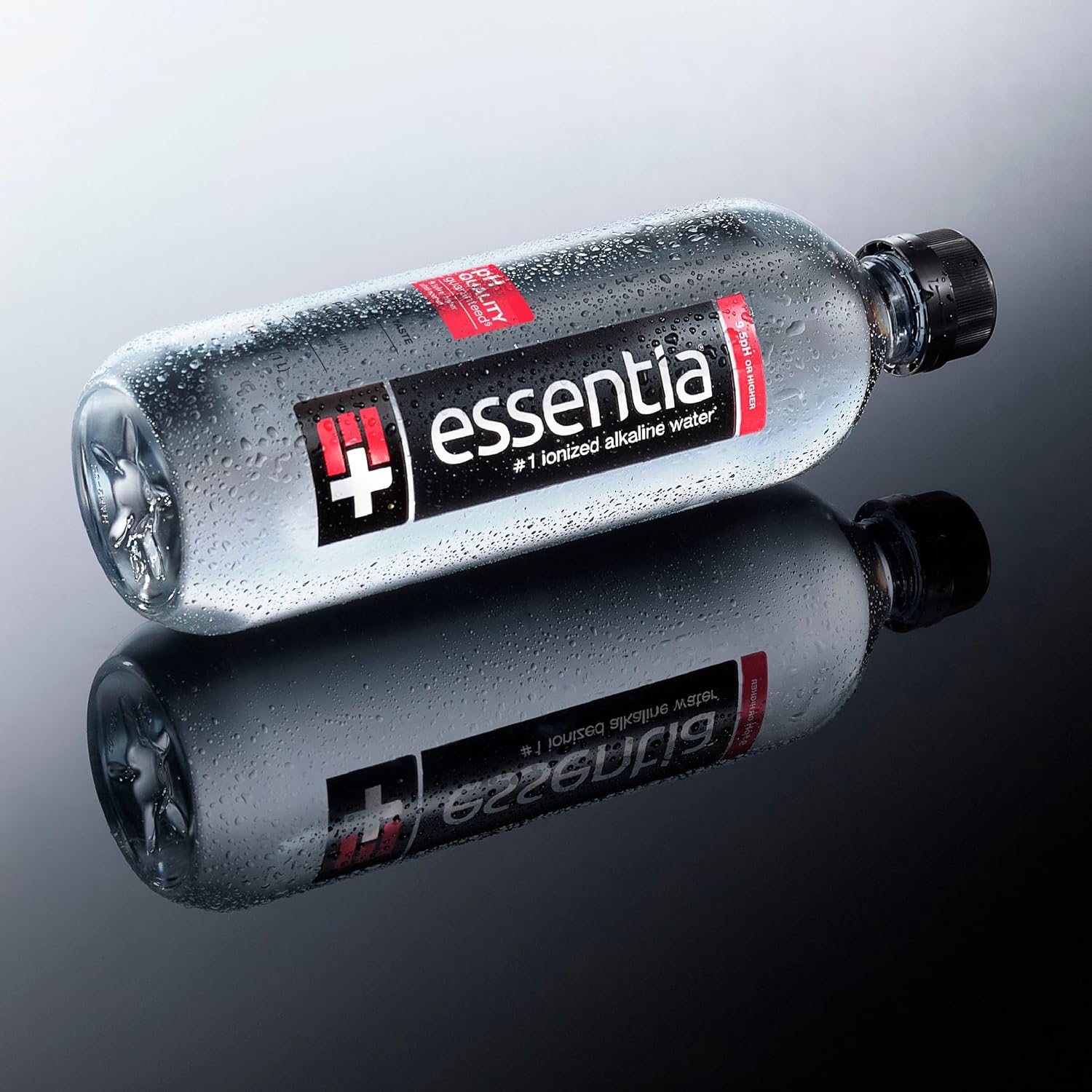 Essentia Water LLC, Ionized Alkaline Bottled Water; 99.9% Pure, Infused with Electrolytes, 9.5 pH or Higher a Clean, Smooth Taste, 20 Fl Oz (Pack of 24)