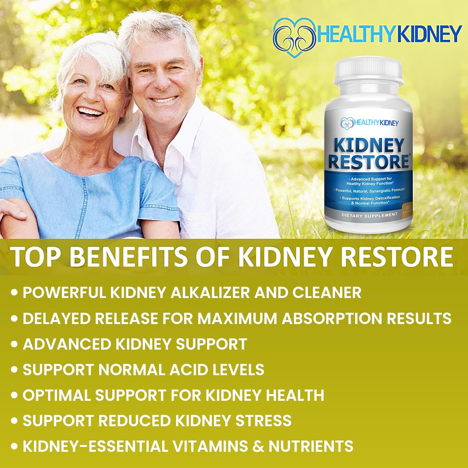 3 Pack Natural Kidney Cleanse to Support Kidney Function and Detox, Advanced Formula Can Help Boost Kidney Health, Daily Health Supplement Pills