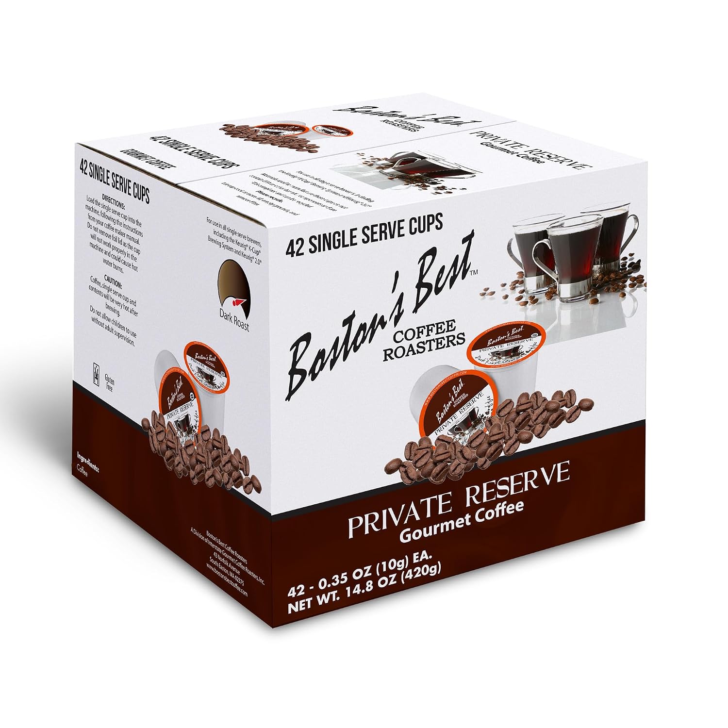 Boston’s Best - Aloha Coconut Flavored Delicious Gourmet Coffee Compatible with Keurig Coffee Maker, 1 Count (42 Single Serve Cups)