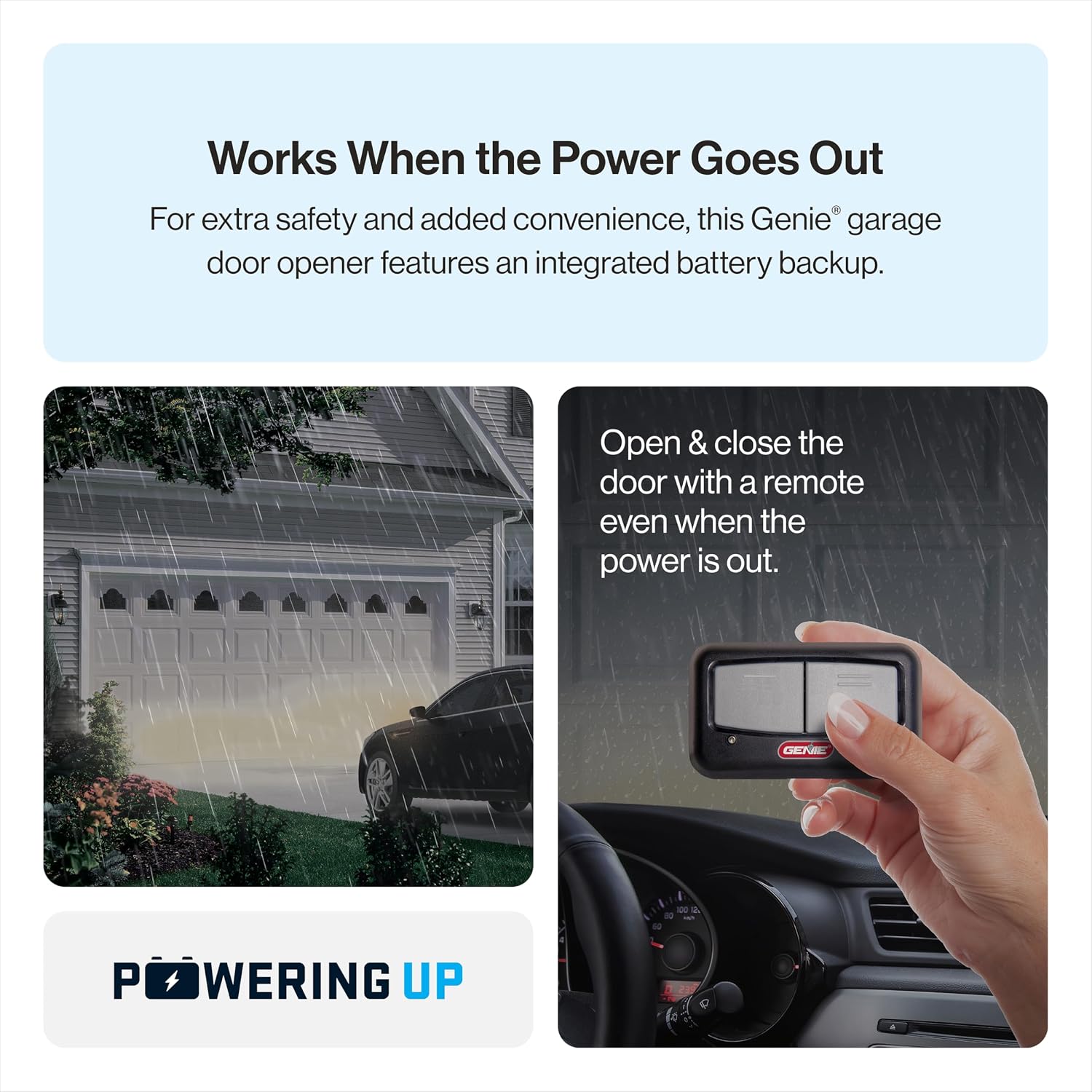 Genie StealthDrive Connect Smart Belt Drive Garage Door Opener, 7155-TKV | 1 1/4 HPc, Aladdin Connect Wi-Fi, Works with Alexa, Battery Backup