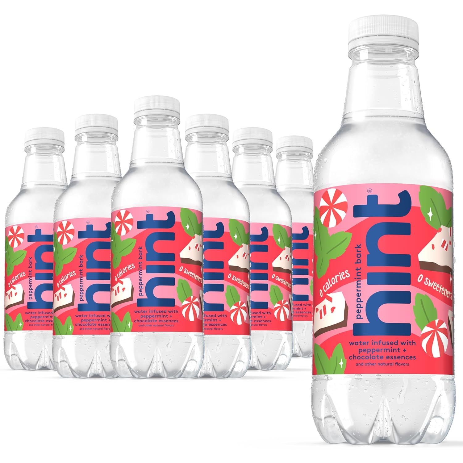 Hint Flavored Water Zero Sugar 0 Calories - Pineapple 16 FL Oz (12 pack) | Crisp, refreshing water, fruit flavors. 0 calories, 0 sugar, 0 sweeteners. Hydration for wellness. Gluten-free, Kosher, Vegan