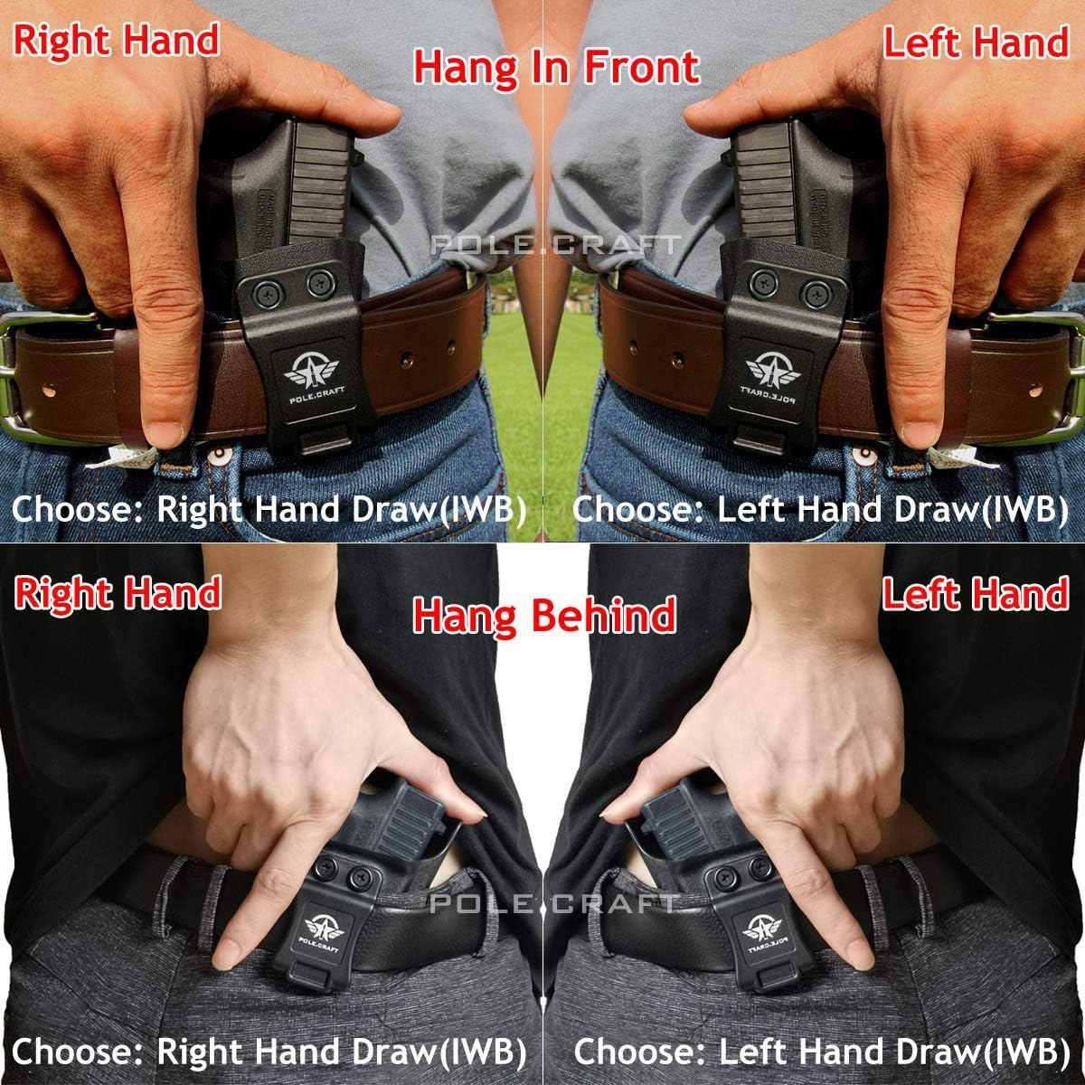 Taurus G3C G2C Holster IWB Kydex Holster Taurus G3C / G2C / G2S / PT111 / PT140 9mm/.40- Inside Waistband Concealed Carry