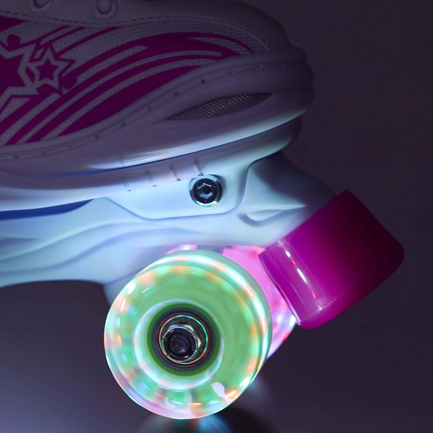 XinoSports Kids Adjustable Roller Skates for Girls & Boys with Light Up Wheels (Ages 5-20) – Roller Skates with Illuminating Wheels