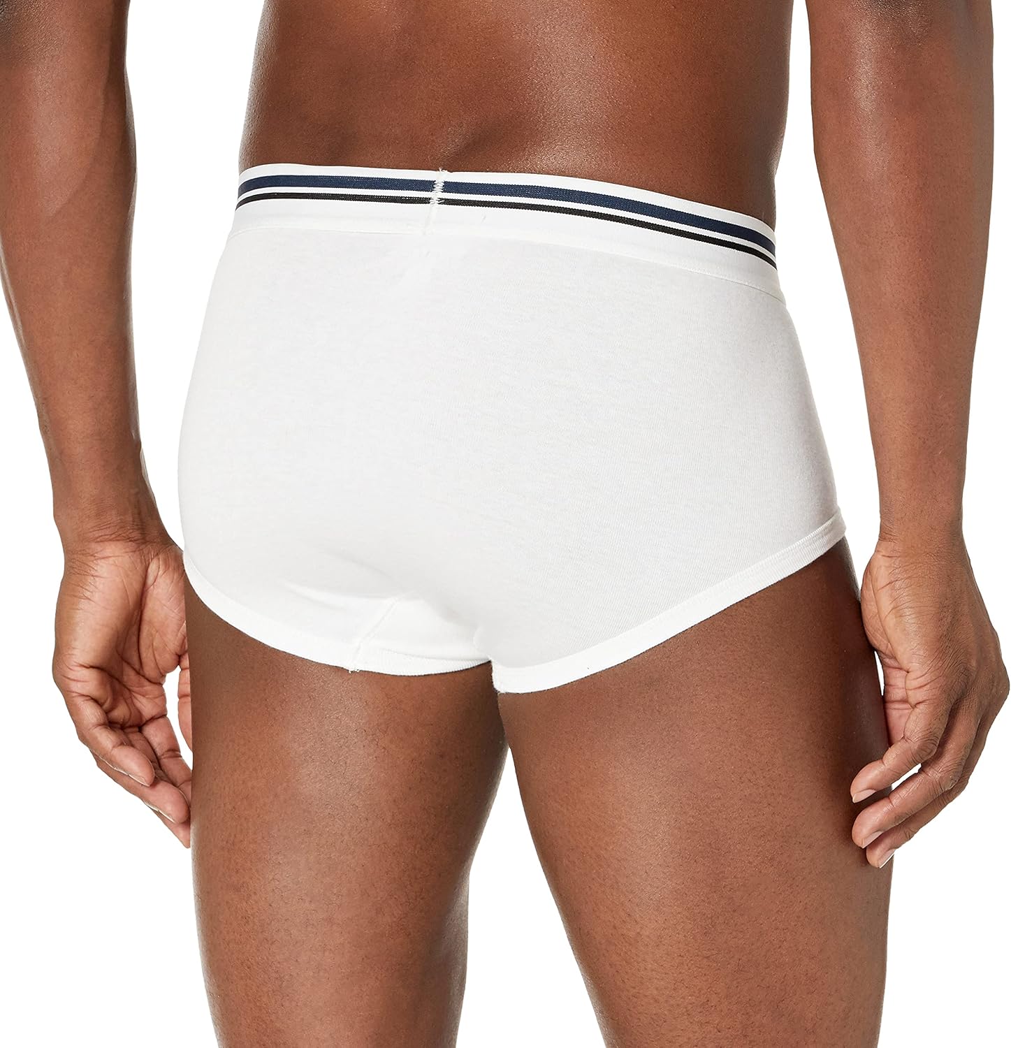 Amazon Essentials Men's Breathable Ribbed Knit Briefs with Elasticized Waistband, Multipacks