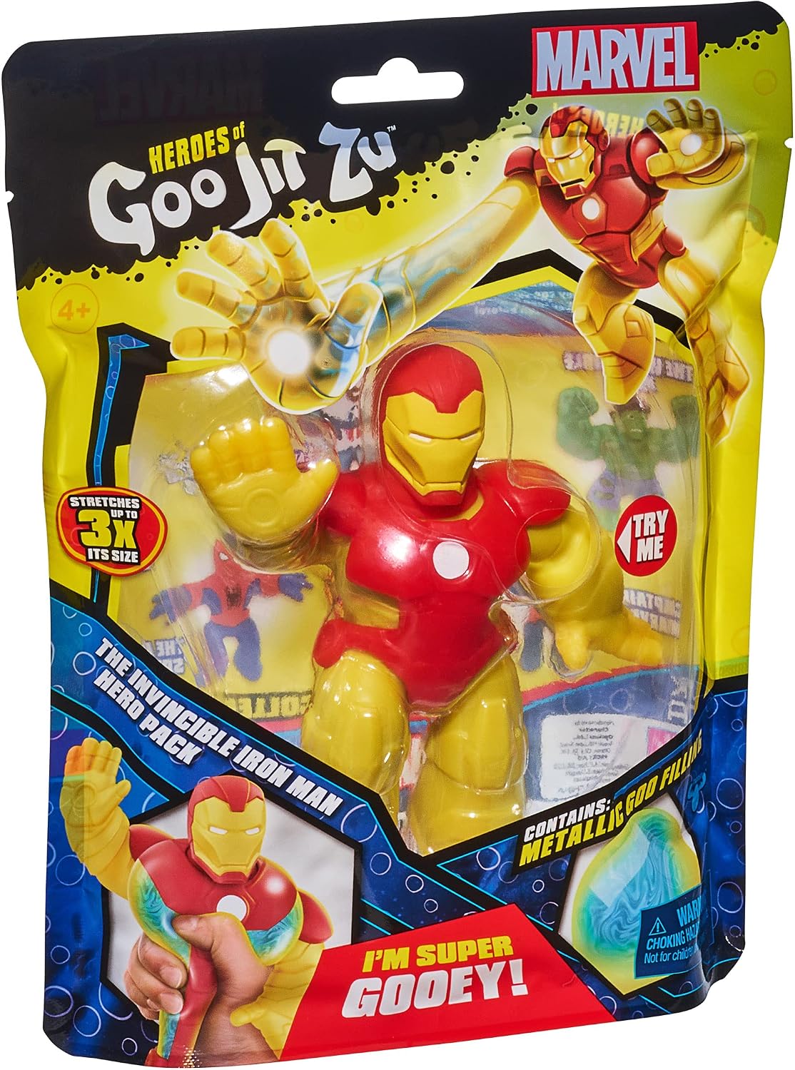 Heroes of Goo Jit Zu Licensed Marvel Hero Pack - Spider-Man, Multicolor (41054)
