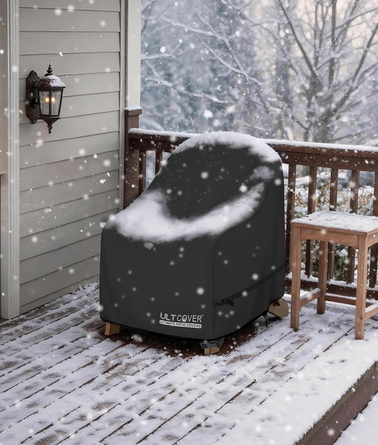 ULTCOVER Waterproof Patio Chair Cover, 32W x 34D x 34H in