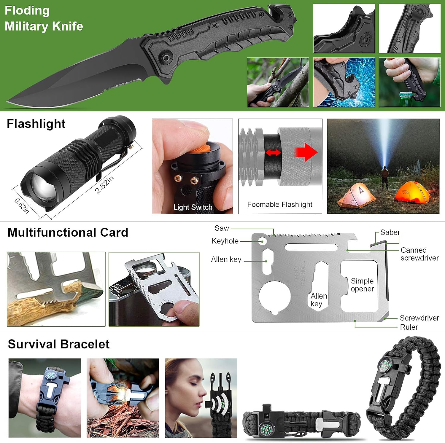216 Pcs Survival First Aid Kits