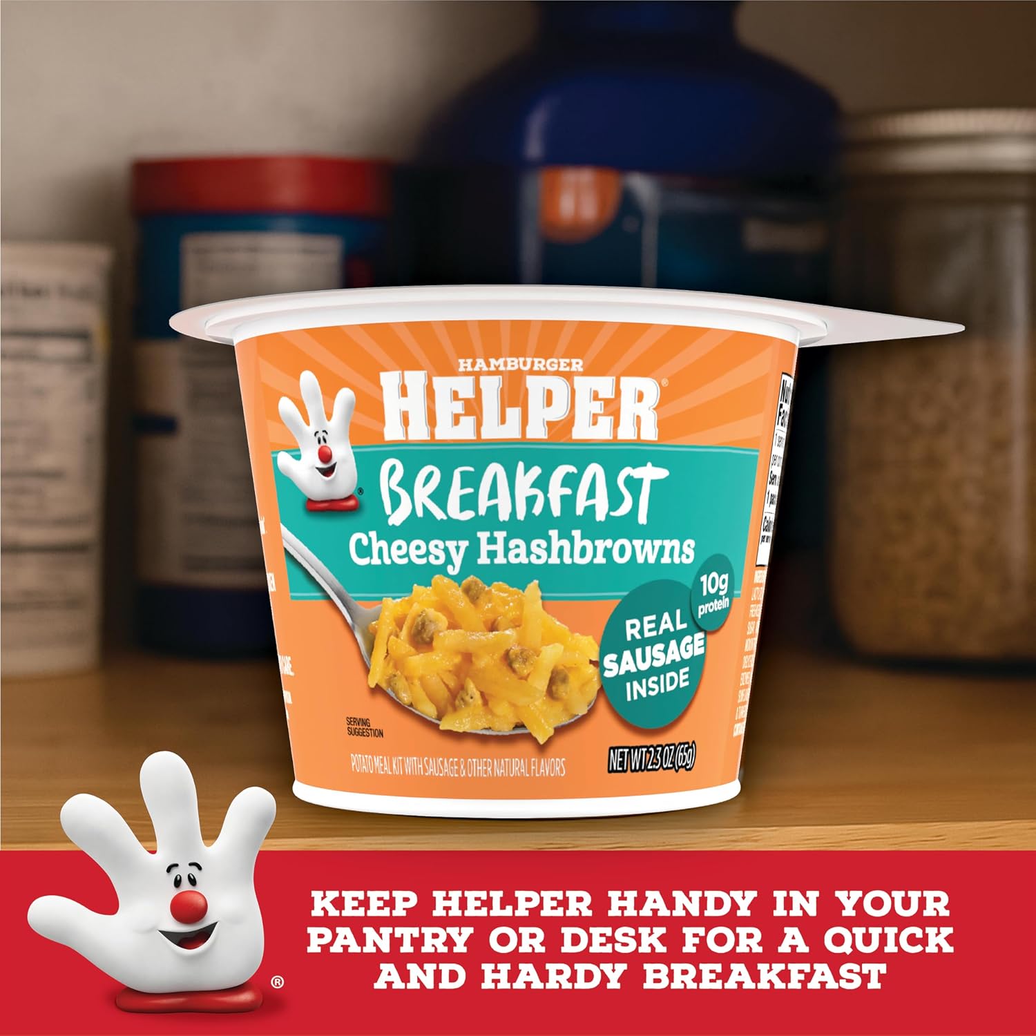 Hamburger Helper Beef Pasta Microwave Cup (2 oz - 6 Pack) No Artificial Flavors, Ready in 4 Minutes, Quick Meals for Midweek Dinners, Busy Evenings & Families On-the-Go