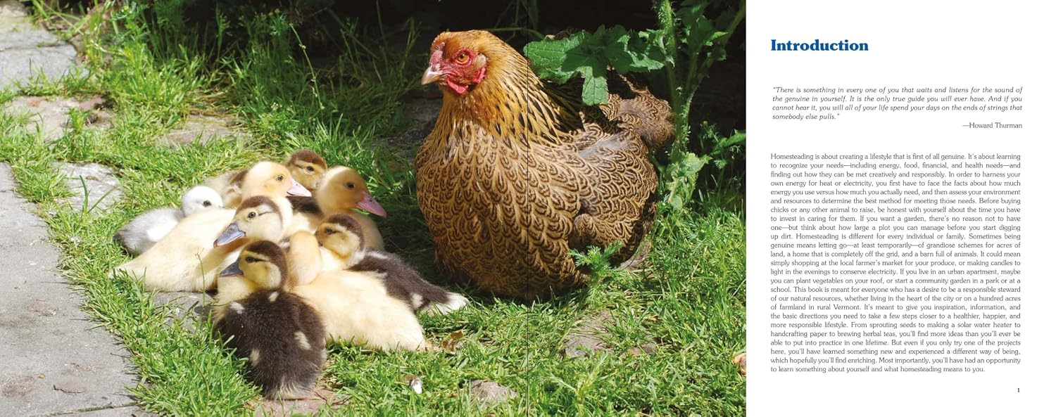 Homesteading: A Backyard Guide to Growing Your Own Food, Canning, Keeping Chickens, Generating Your Own Energy, Crafting, Herbal Medicine