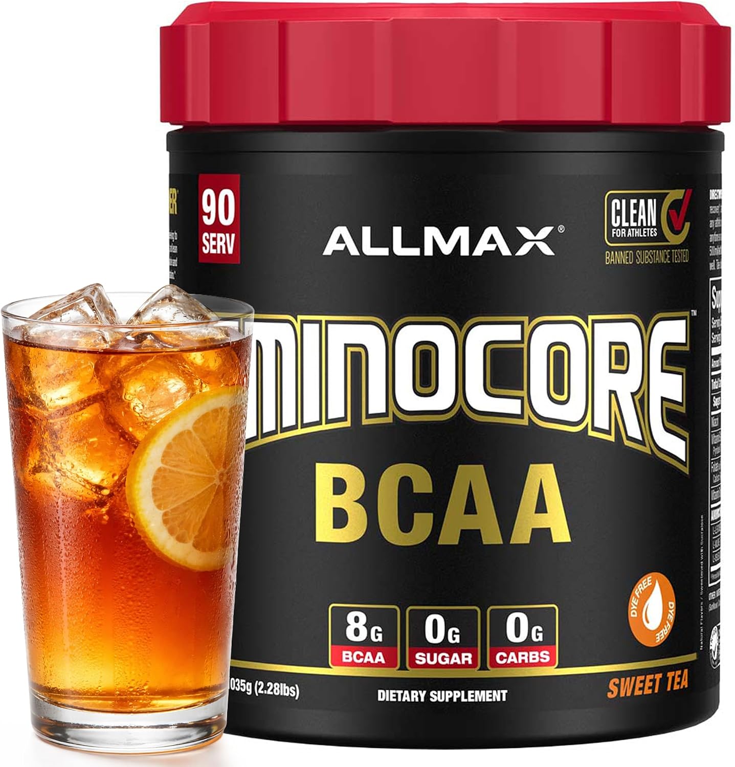 ALLMAX AMINOCORE BCAA Powder, Watermelon, 90 Servings, 1035 g