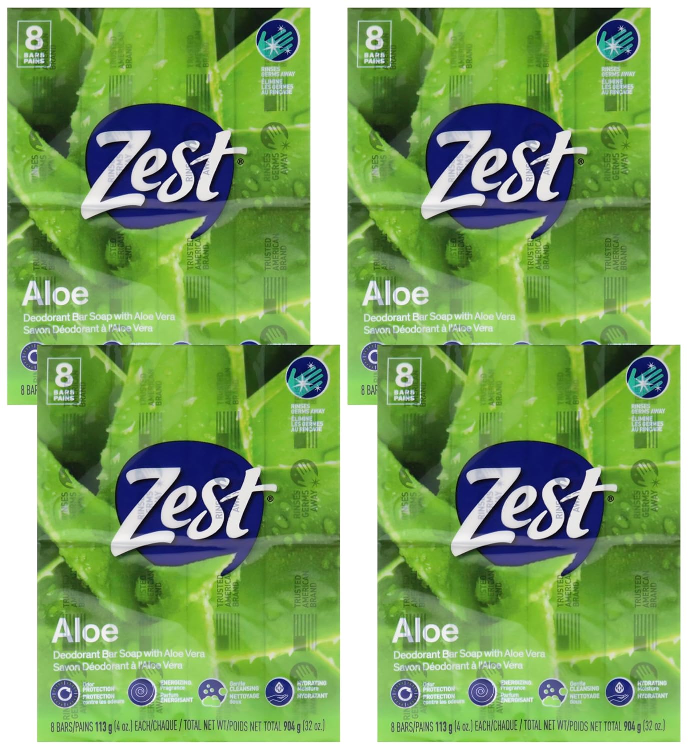 Zest Bar Soap - 8 Bars - Enriched With Cocoa Butter And Shea for Ultra Moisturizing Cleansing - Leaves Your Body Feeling Silky Smooth And Deeply Moisturized | Enriched With Cocoa Butter And Shea, Ultra Moisturizing Cleansing, Leaves Your Body Feeling Sil…