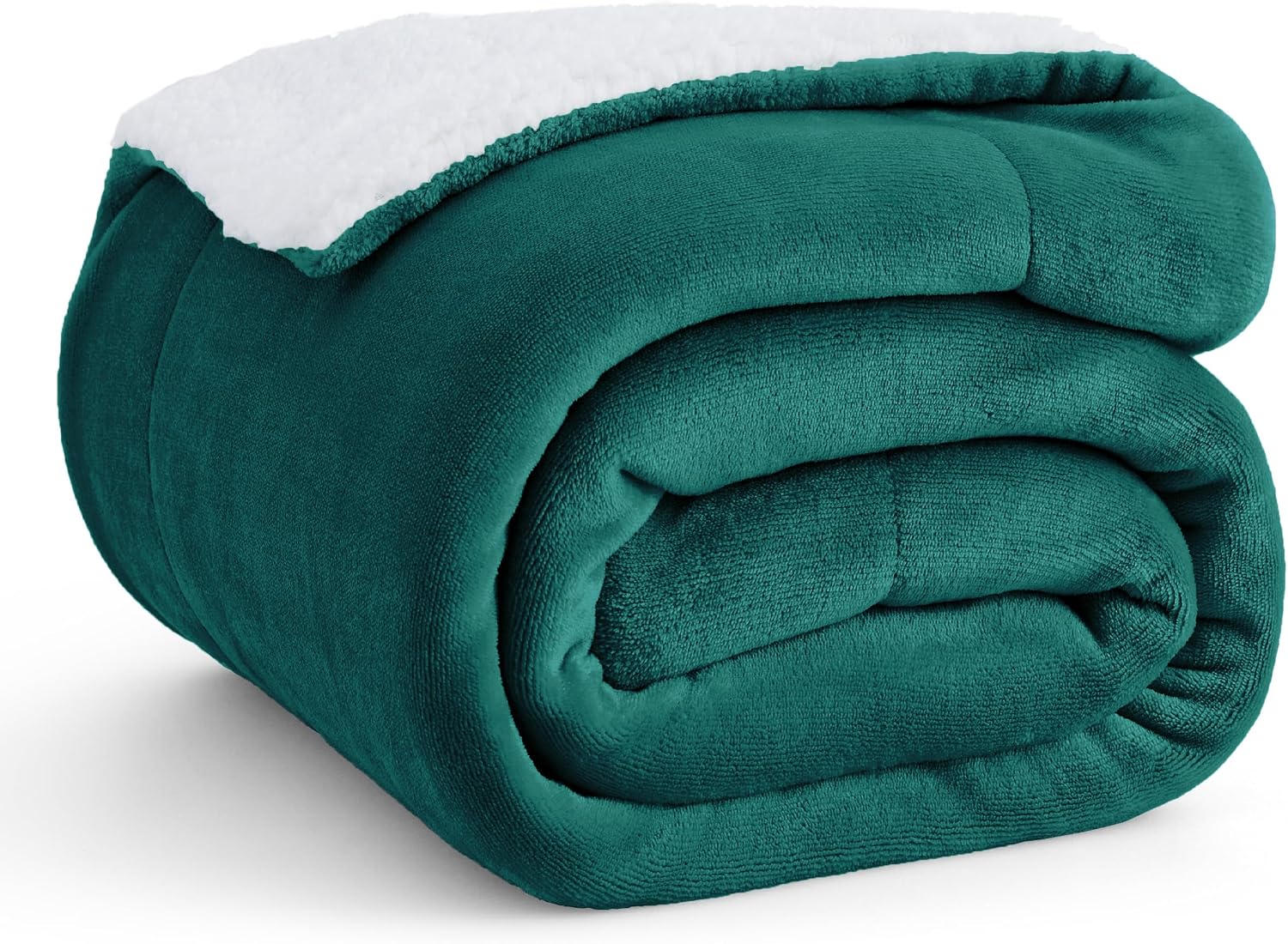 Bedsure GentleSoft Sherpa Fleece Throw Blanket for Couch, Non-Heated, Thick & Warm Cozy Blanket for Winter Fall, Soft Fuzzy Plush Throw Gifts for Women and Men, Grey, 50x60 Inches