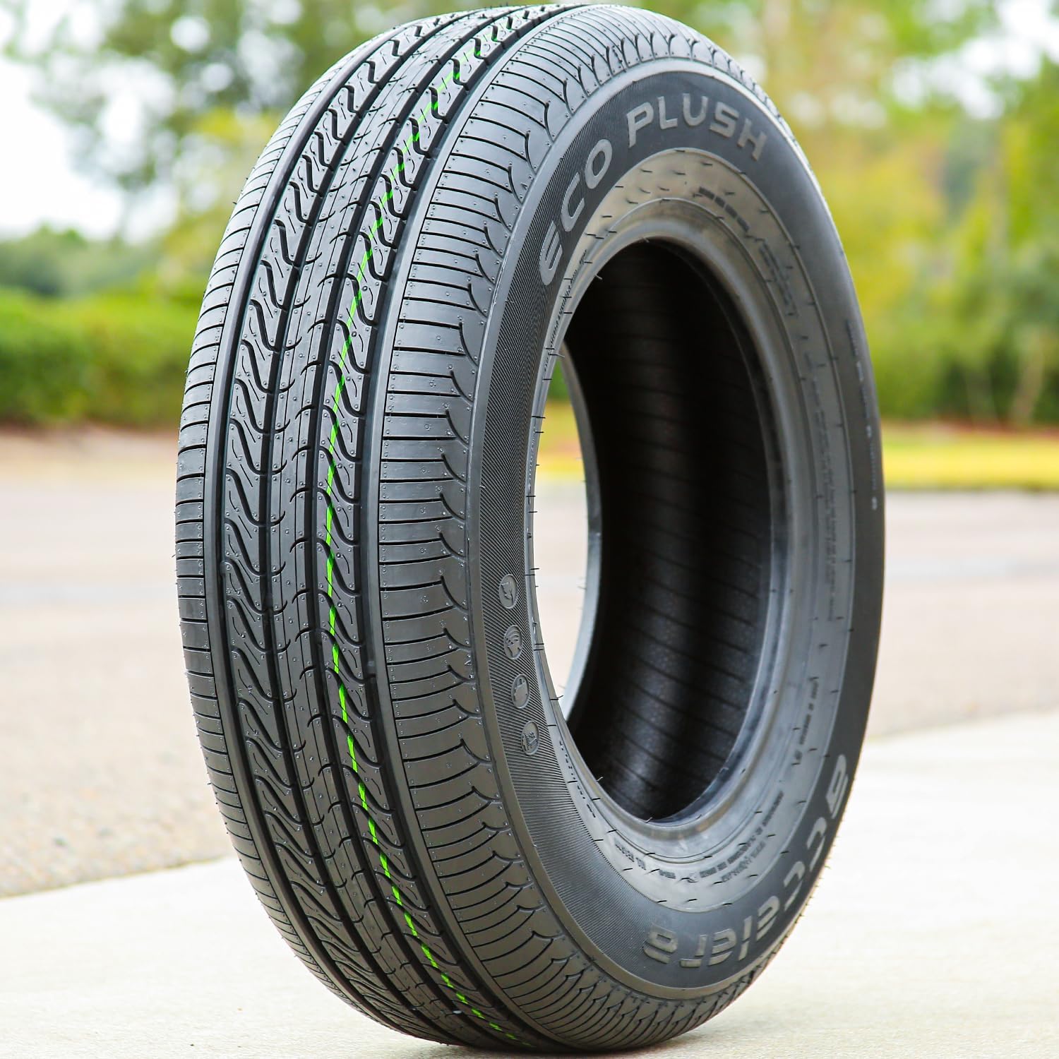 Accelera Eco Plush 175/70R13 82H SL All Season Touring Tire | Passenger Touring All Season Traction 82H Rated Standard Load Radial Construction Black Sidewall Tire