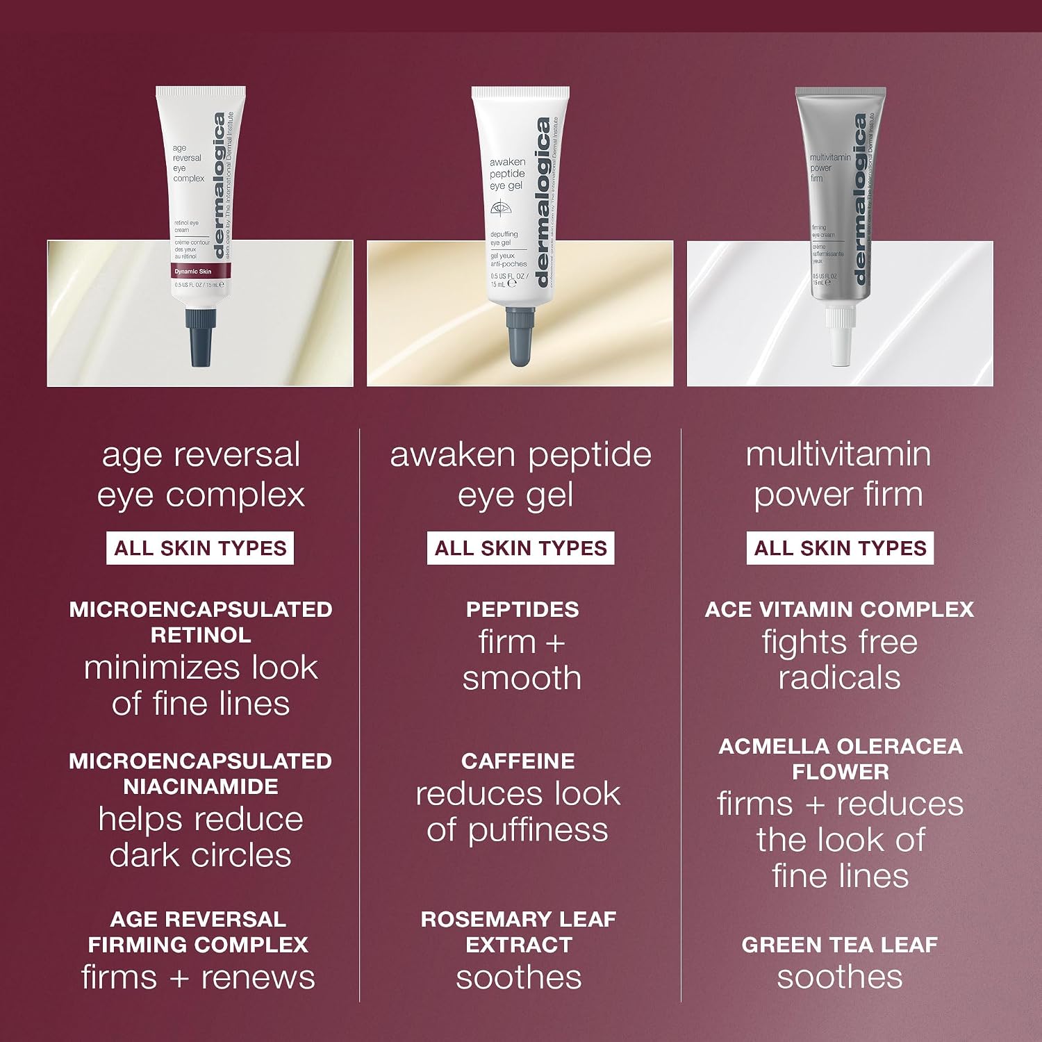 Dermalogica Age Reversal Eye Complex, 0.5 Fl Oz | Anti-Aging Retinol Eye Cream, Targets Signs of Skin Aging, Reduces Wrinkles, Reduces Dark Circles
