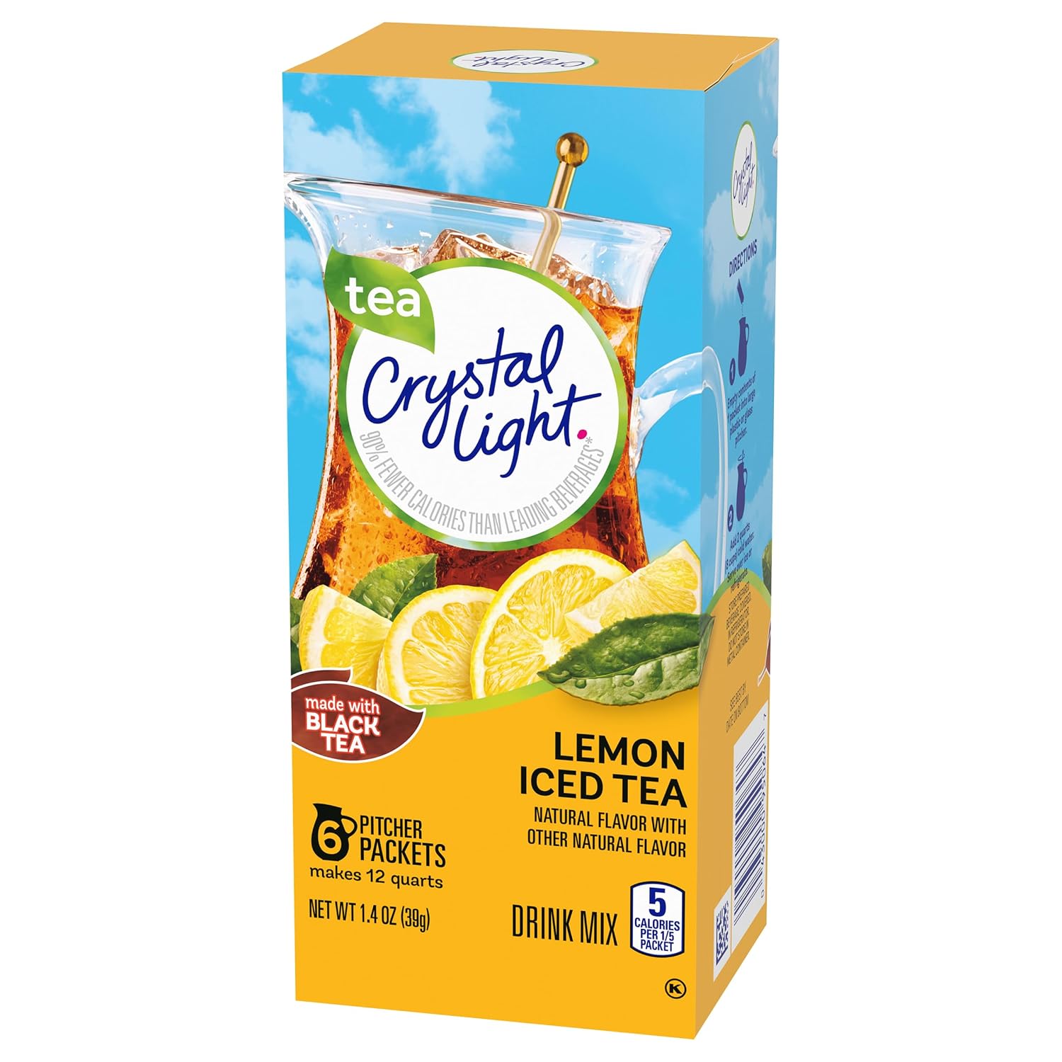 Crystal Light On-The-Go Drink Mix Packets, Sugar Free Powdered Water Enhancer, Naturally Flavored Low Calorie Beverage Mix, Cherry Pomegranate, 0.11 Ounce Packets, 10 Count (Pack of 4)
