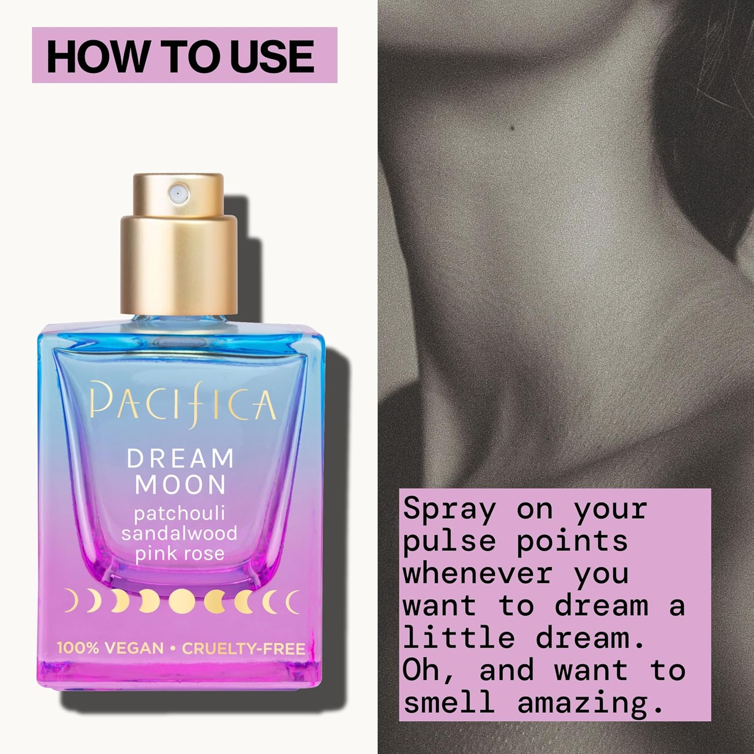 Pacifica Tuscan Blood Orange Perfume Spray for Women - Vegan, Cruelty-Free, Made in USA