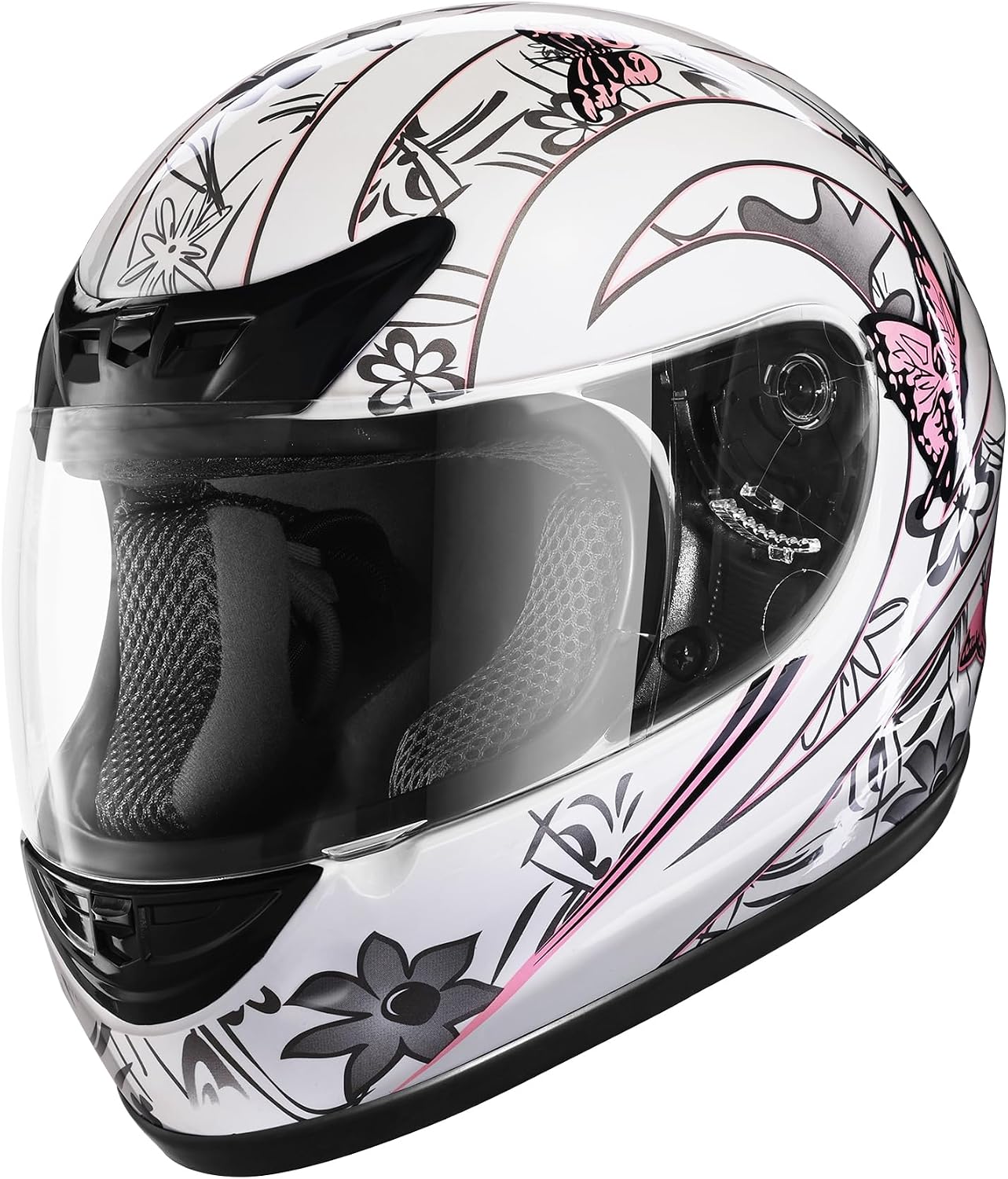Full Face Motorcycle Helmet Adult ATV Helmet DOT Approved | Ultra-Lightweight, with Anti-Fog Visor, Breathable Liner, For Street Bike