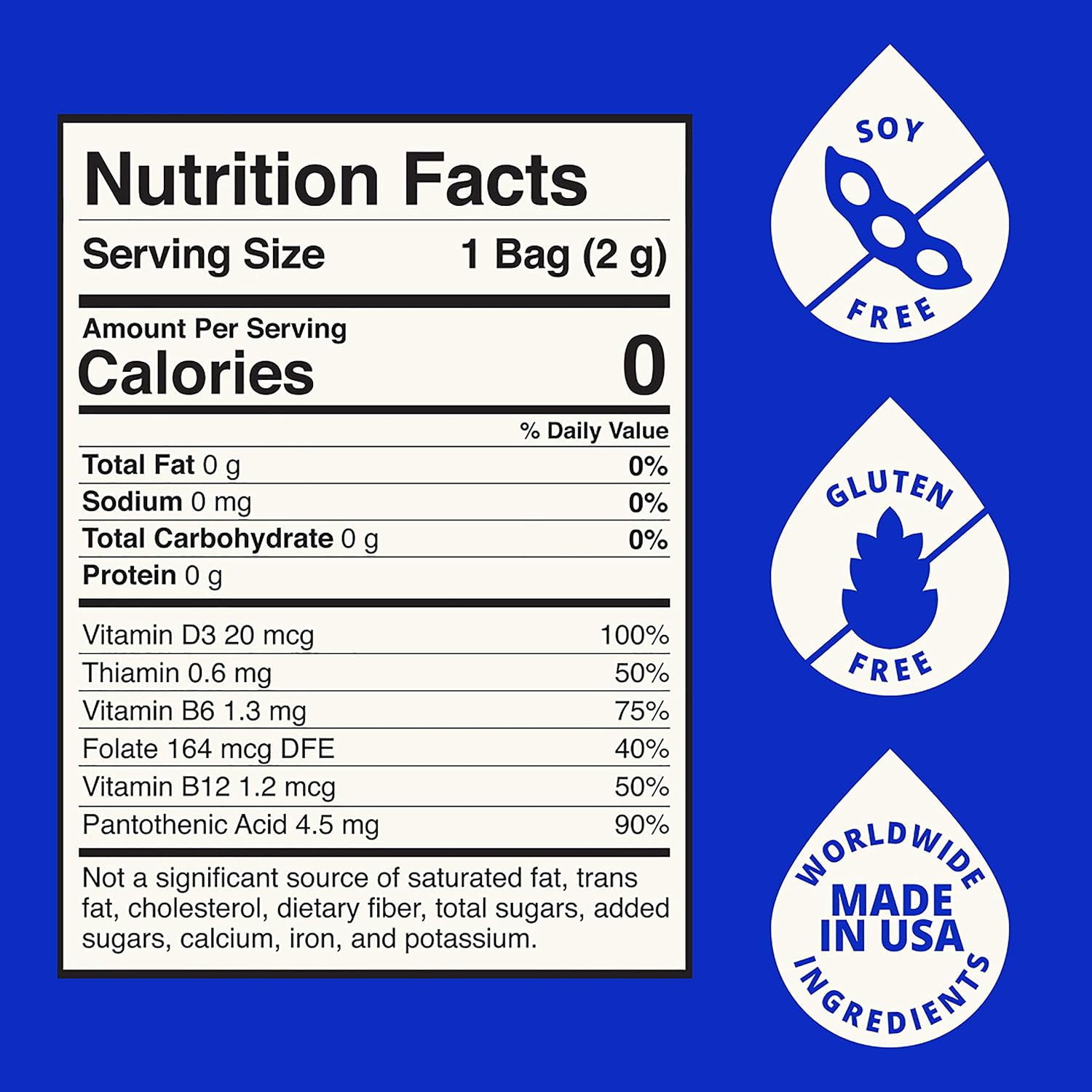 VitaCup Green Tea Instant Packets with Matcha, 16ct | B Vitamins, D3