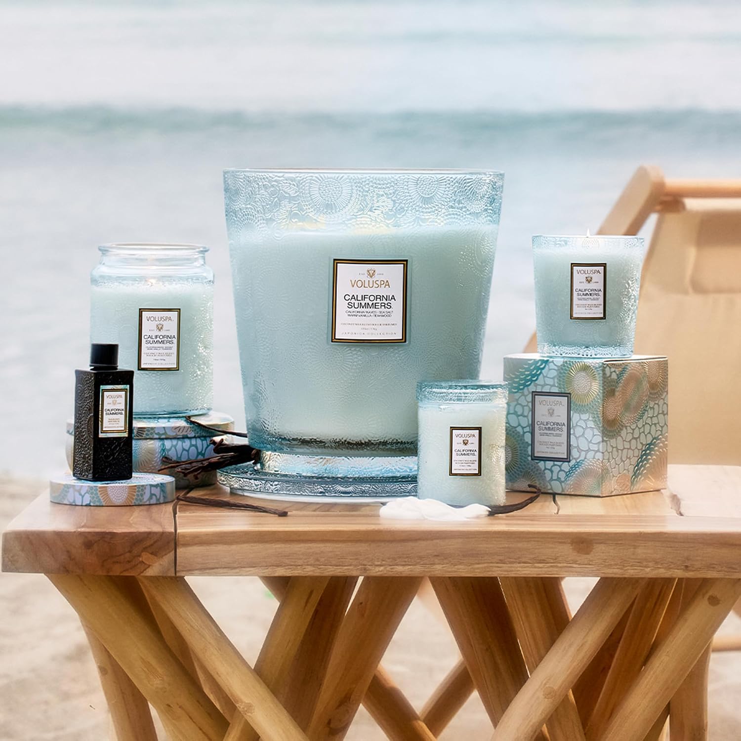 Voluspa Baltic Amber Candle | Mini Tin | 4 Oz. | 25 Hour Burn Time | Coconut Wax for a Cleaner Burn