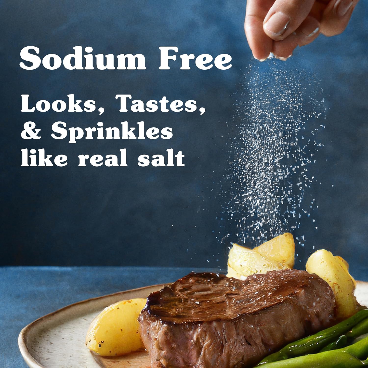 Nu-Salt Sodium-Free Salt Substitute, Contains Potassium Chloride, Table Salt Alternative, Vegan, Good for Chips, Pretzels, French Fries
