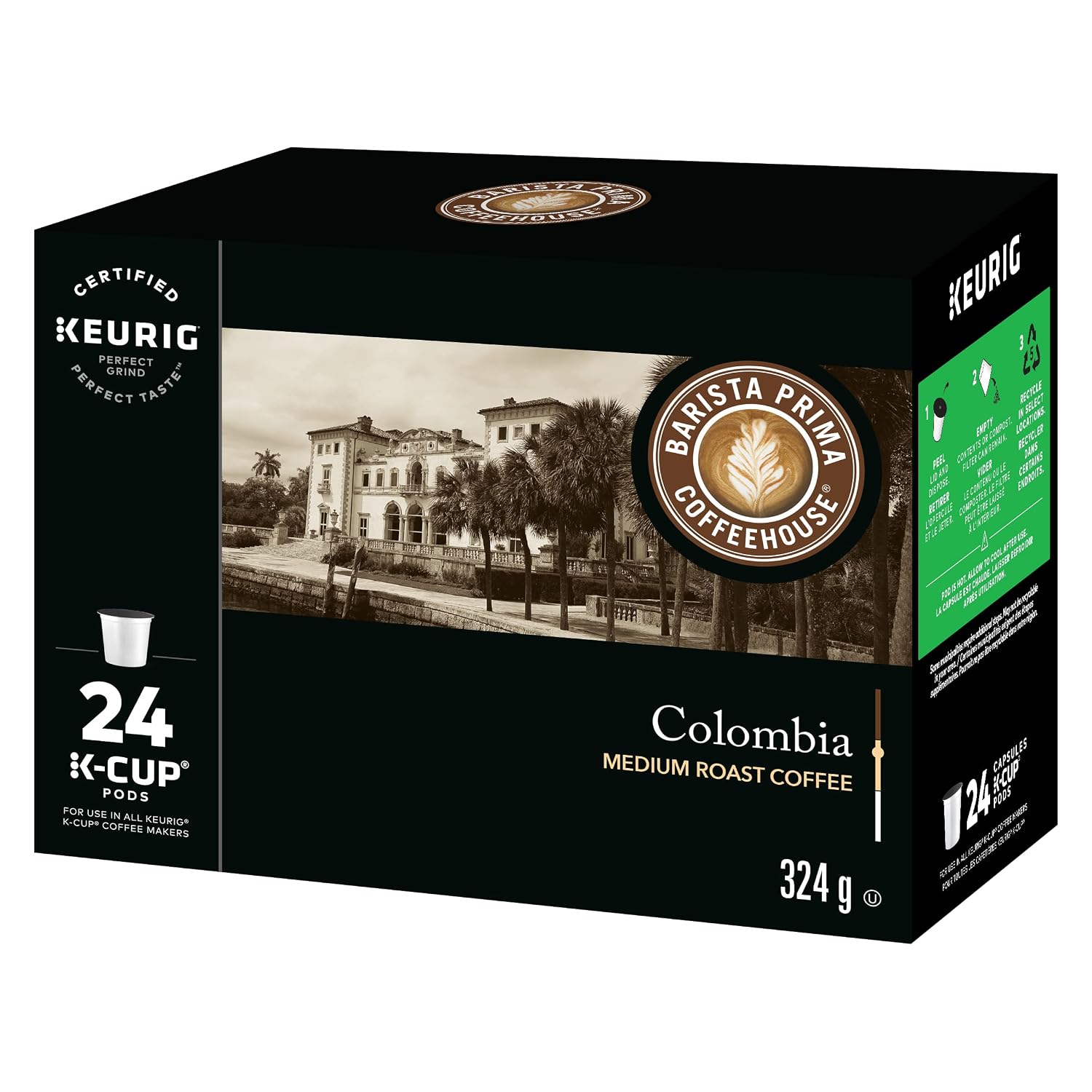 Barista Prima Coffeehouse Coffee, Keurig K-Cups, Colombia, 24- Count