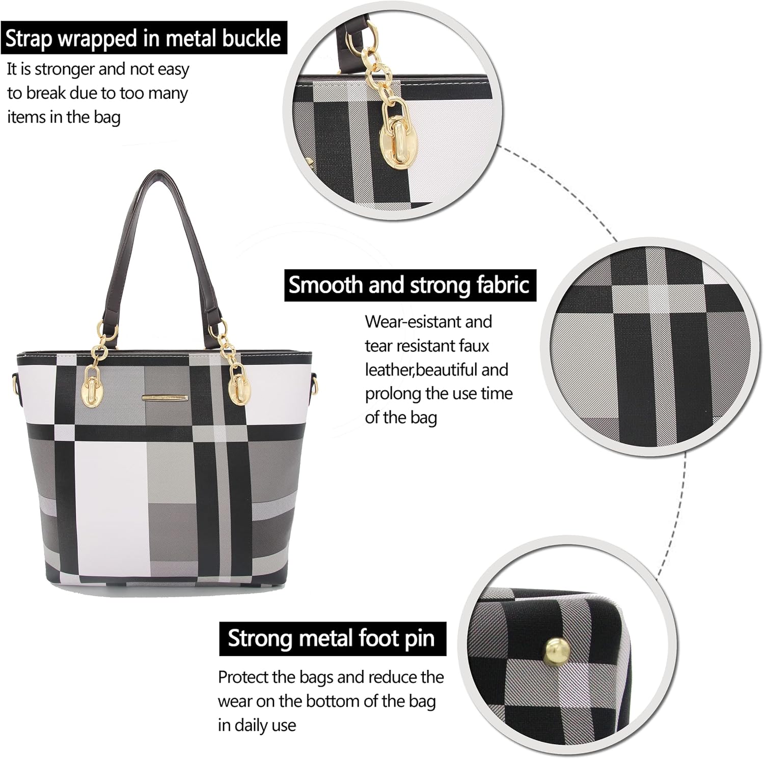 2E-youth Designer Purses and Handbags for Women Satchel Shoulder Bag Tote Top Handle Bag