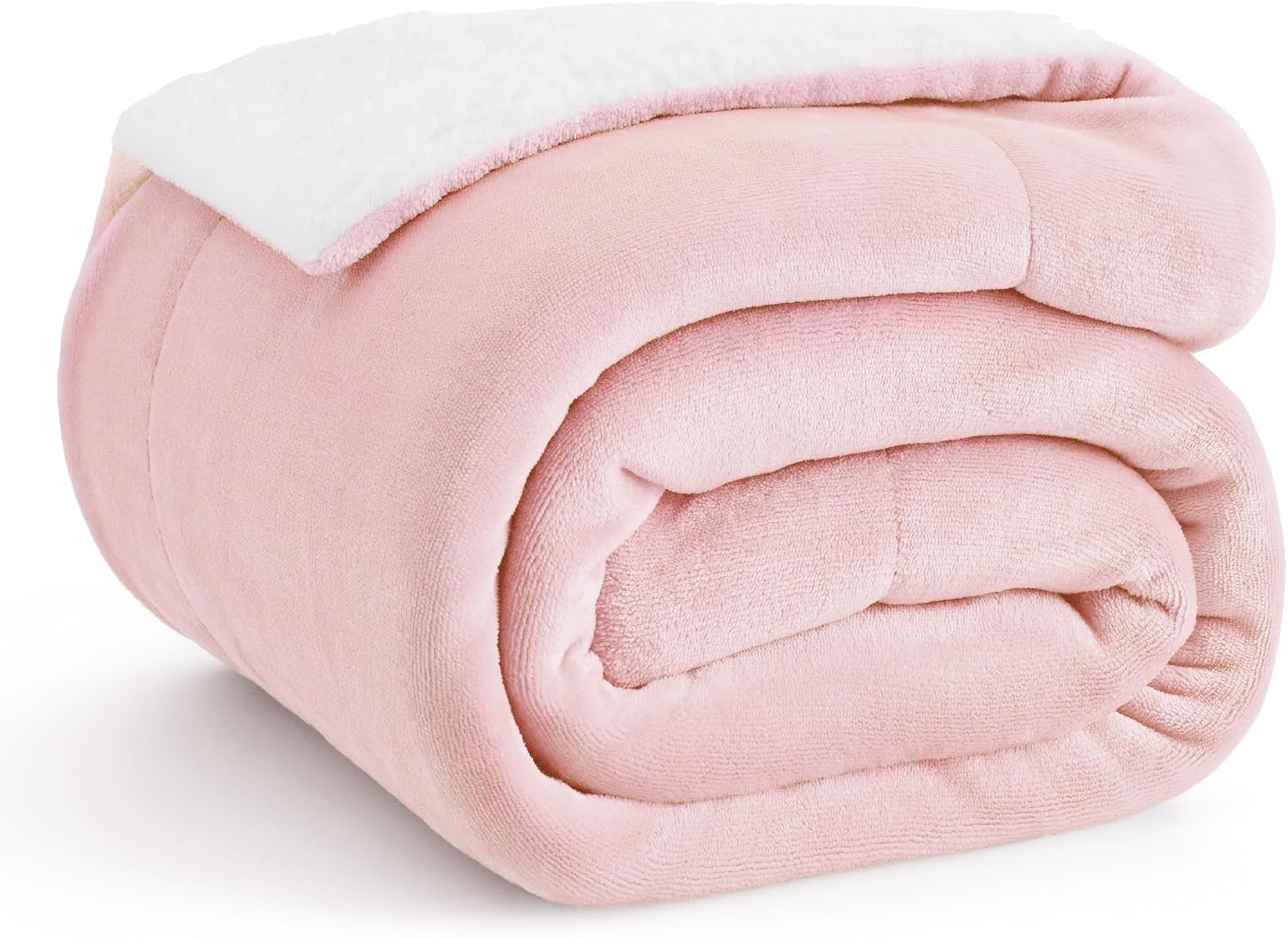 Bedsure GentleSoft Sherpa Fleece Throw Blanket for Couch, Non-Heated, Thick & Warm Cozy Blanket for Winter Fall, Soft Fuzzy Plush Throw Gifts for Women and Men, Grey, 50x60 Inches
