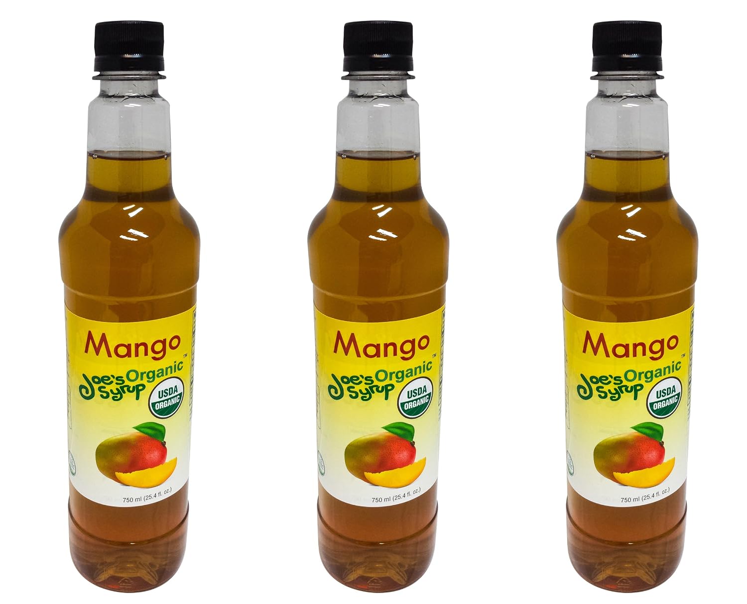 Joe’s Syrup Organic Flavored Syrup, Organic Strawberry, 750 ml | Vegan, gluten-free, Non-GMO, no HFCS; for cocktails & desserts