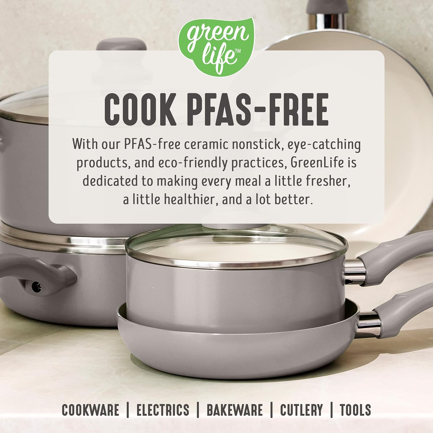 GreenLife 2 Piece (7” & 10”) Ceramic Nonstick Frying Pan Set, Turquoise | PFAS-Free Nonstick Coating, Family Skillet Set, Egg Pan, Omelet Pan, Stay-Cool Handles, Dishwasher & Oven Safe up to 350F