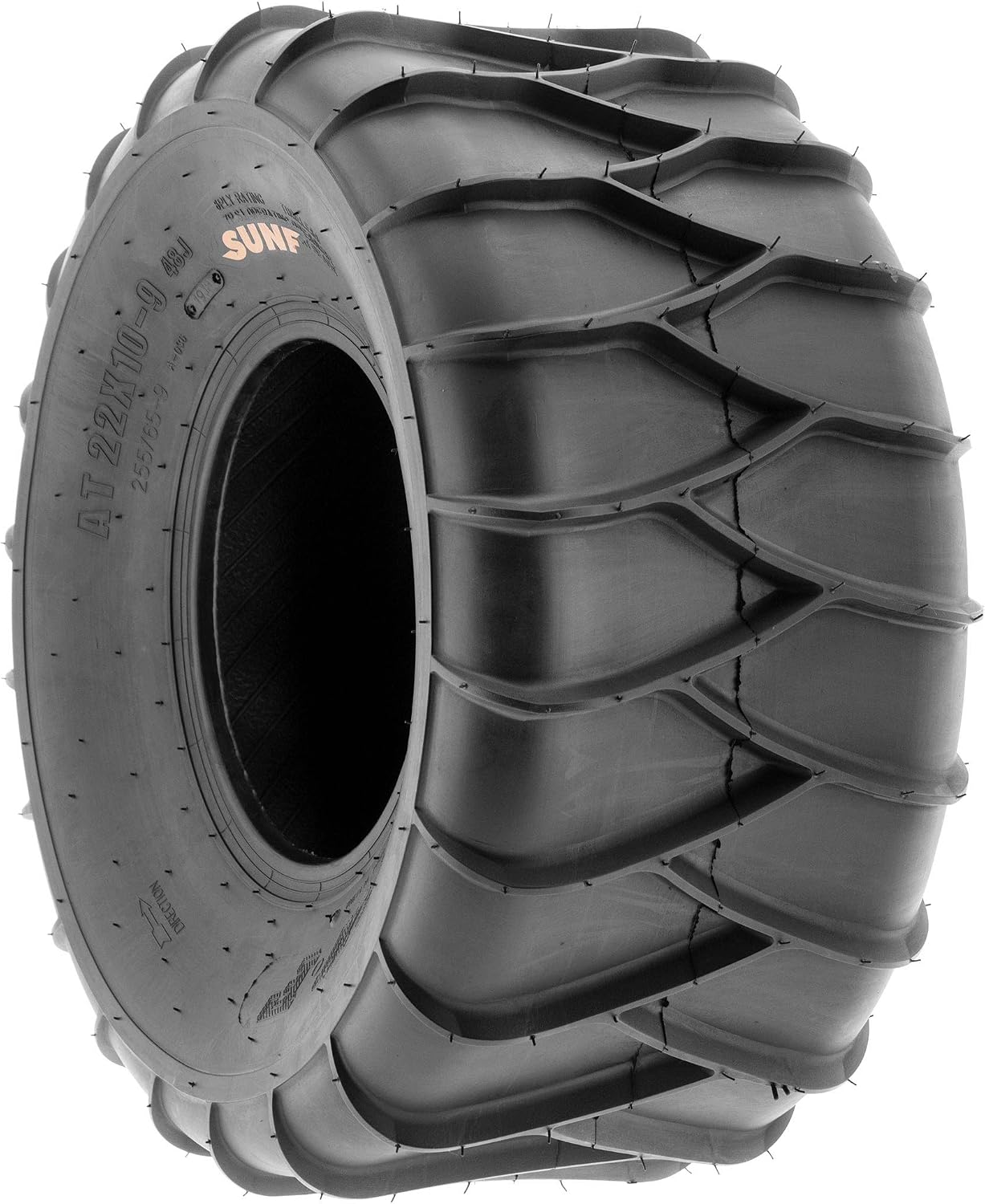 Set of 2 SunF A036 22x10-9 ATV/UTV Snow & Sand Tires, 6-PR
