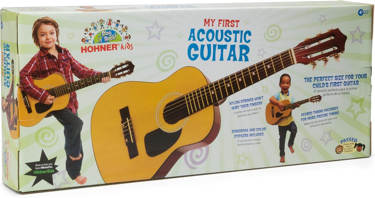 HOHNER 6 String Acoustic Guitar, Right Handed, Natural (HAG250P)