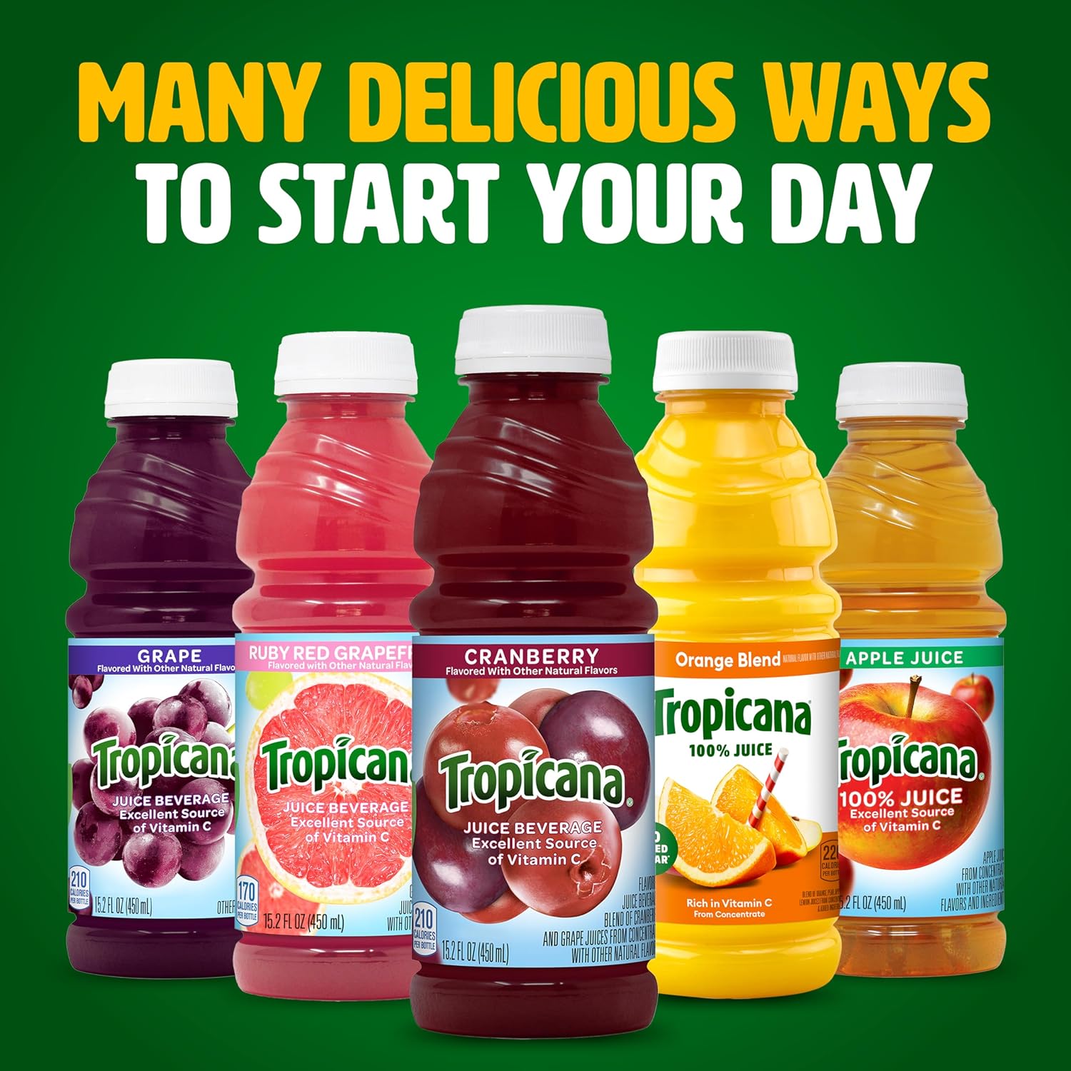 Tropicana Pineapple Peach Mango 100% Juice, 24-pack, 10 fl oz bottles