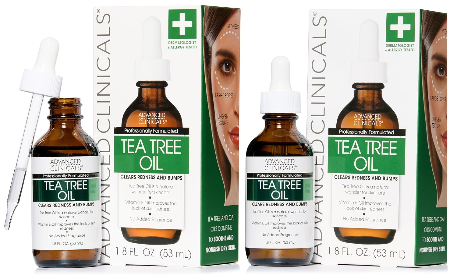 Advanced Clinicals Brightening Vitamin C Serum For Face With Glycolic Acid + Lactic Acid | Vitamin C Eye Serum Face Moisturizer For Improving Look Of Dark Spots & Uneven Complexion, 1.75 Fl Oz